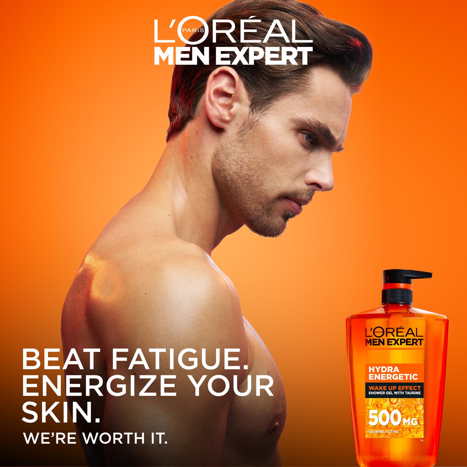 L'Oréal Paris Men Expert Hydra Energetic shower gel 1000 ml