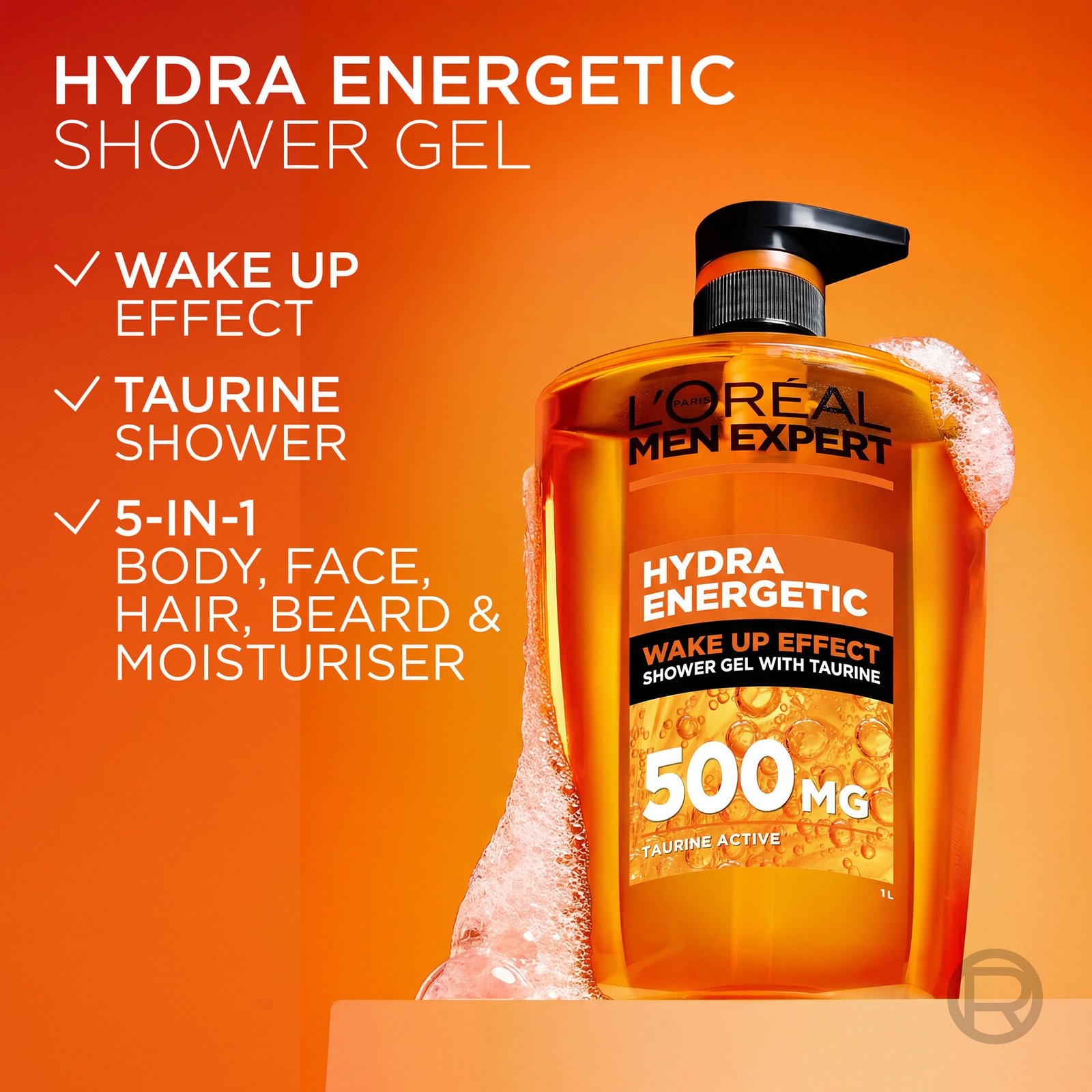 L'Oréal Paris Men Expert Hydra Energetic shower gel 1000 ml