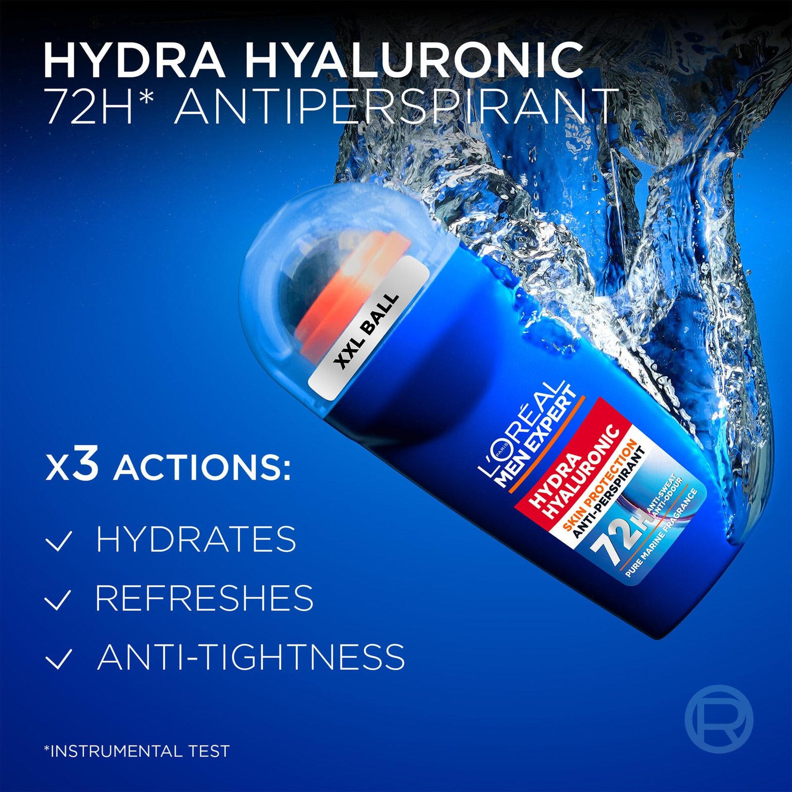 L'Oréal Paris Men Expert Hydra Hyaluronic Deodorant Roll On 50 ml