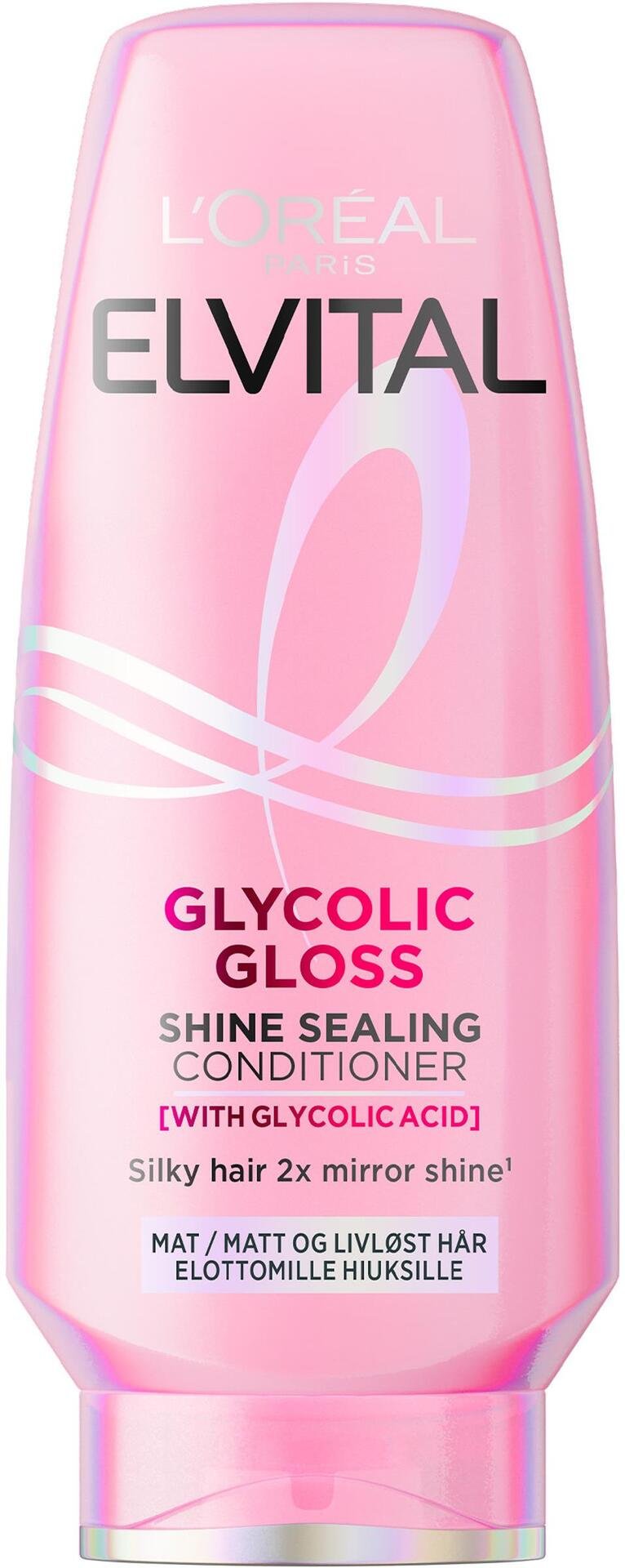 L'Oréal Paris Elvital Glycolic Gloss Balsam för glanslöst hår 200 ml