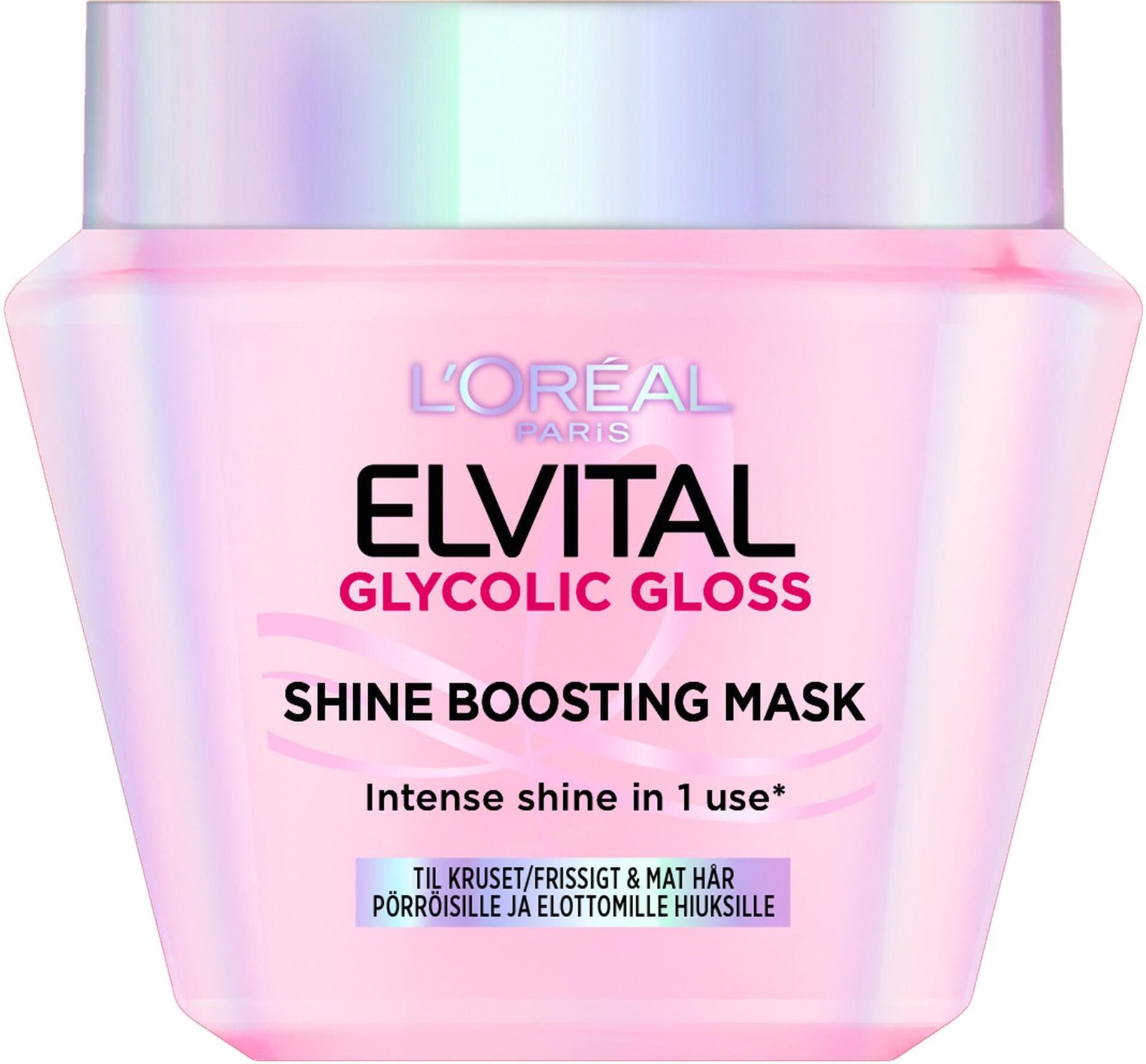 L'Oréal Paris Elvital Glycolic Gloss Shine Boosting Mask: Glansförstärkande hårinpackning 300 ml