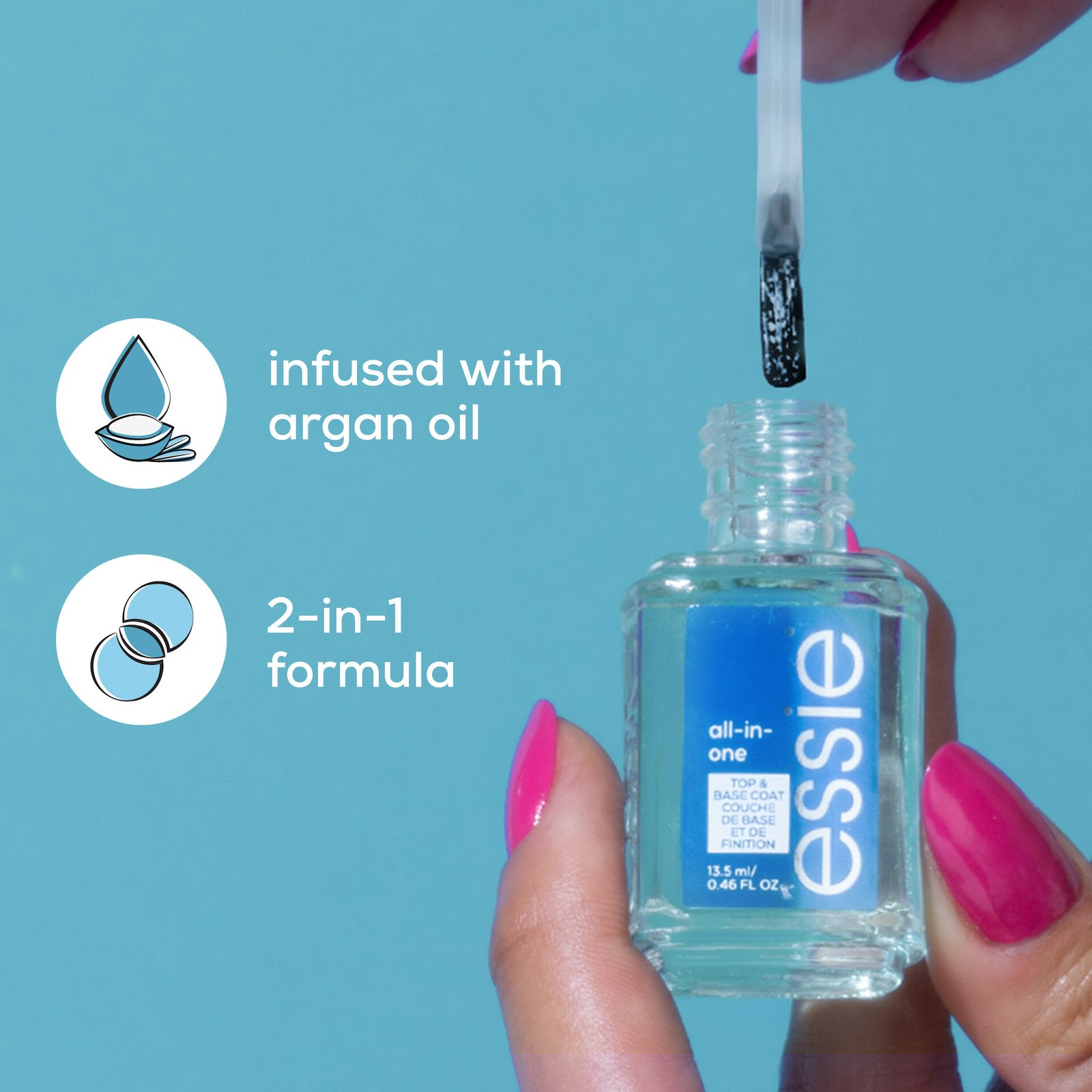 essie Base + Top Coat All-In-One 13,5 ml