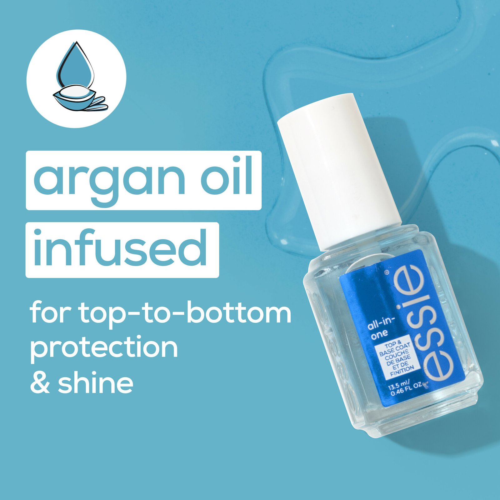 essie Base + Top Coat All-In-One 13,5 ml