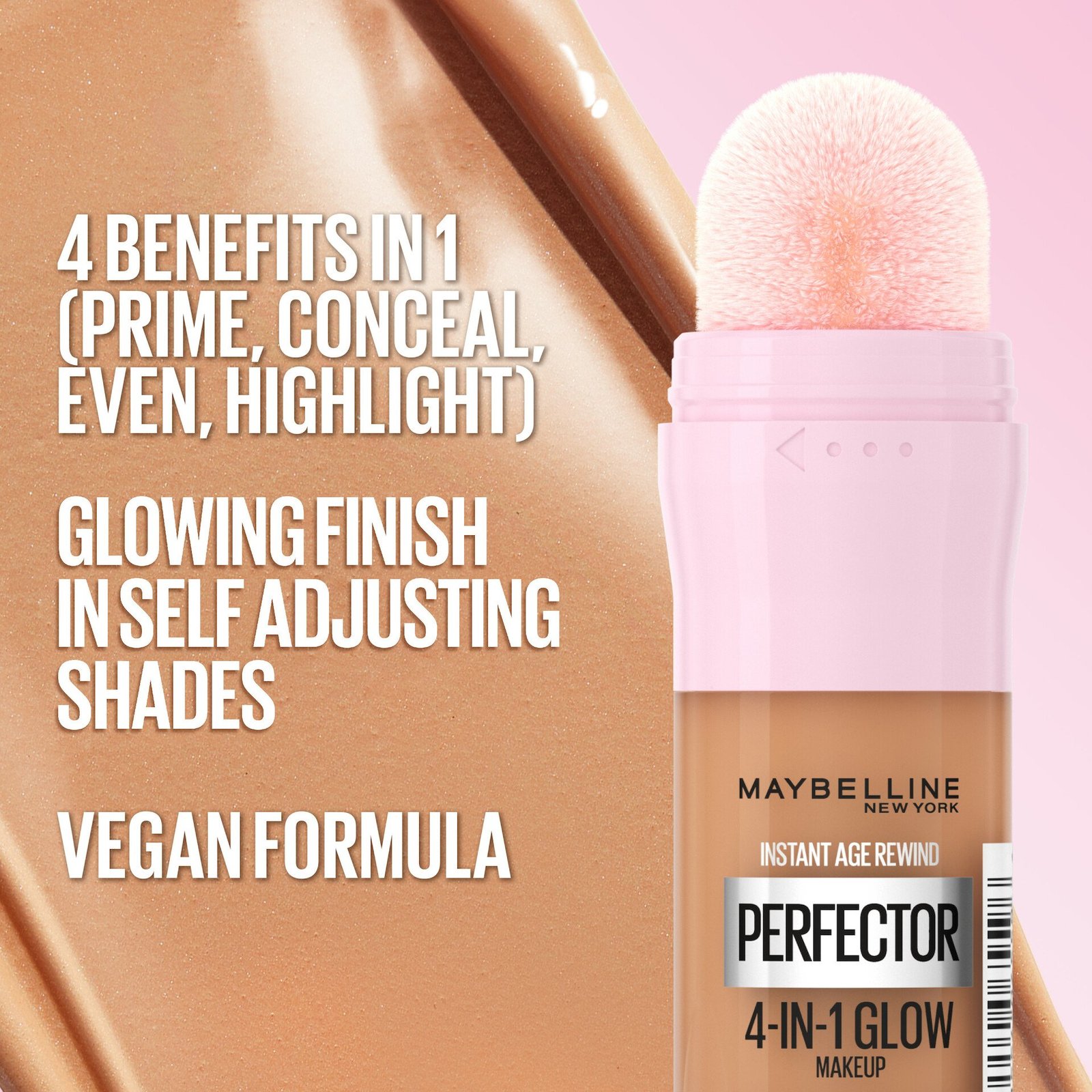 Maybelline New York Instant Perfector 4-in-1 Glow Makeup Foundation 01 Light