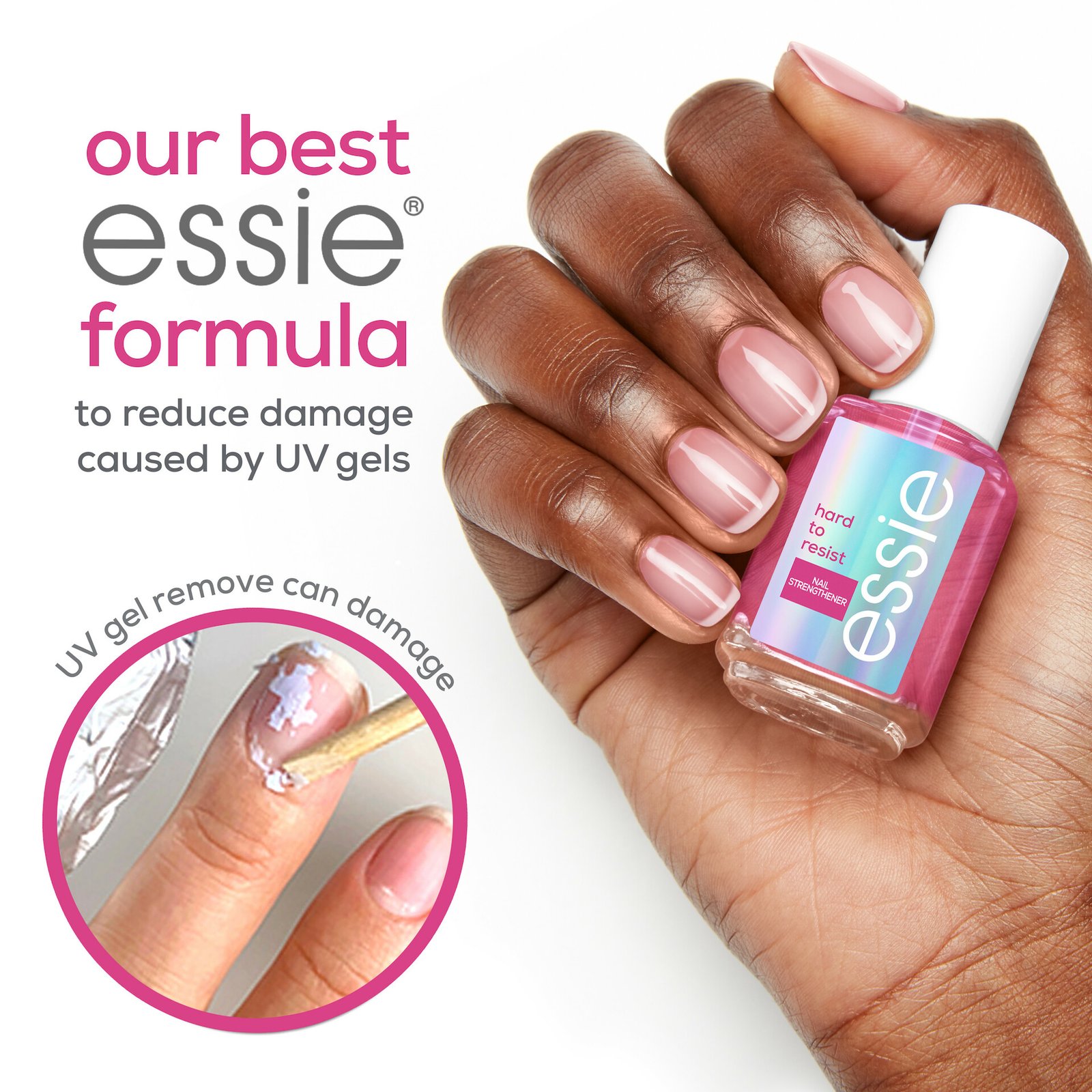 essie Hard To Resist Glow & Shine Sheer Pink 13,5 ml