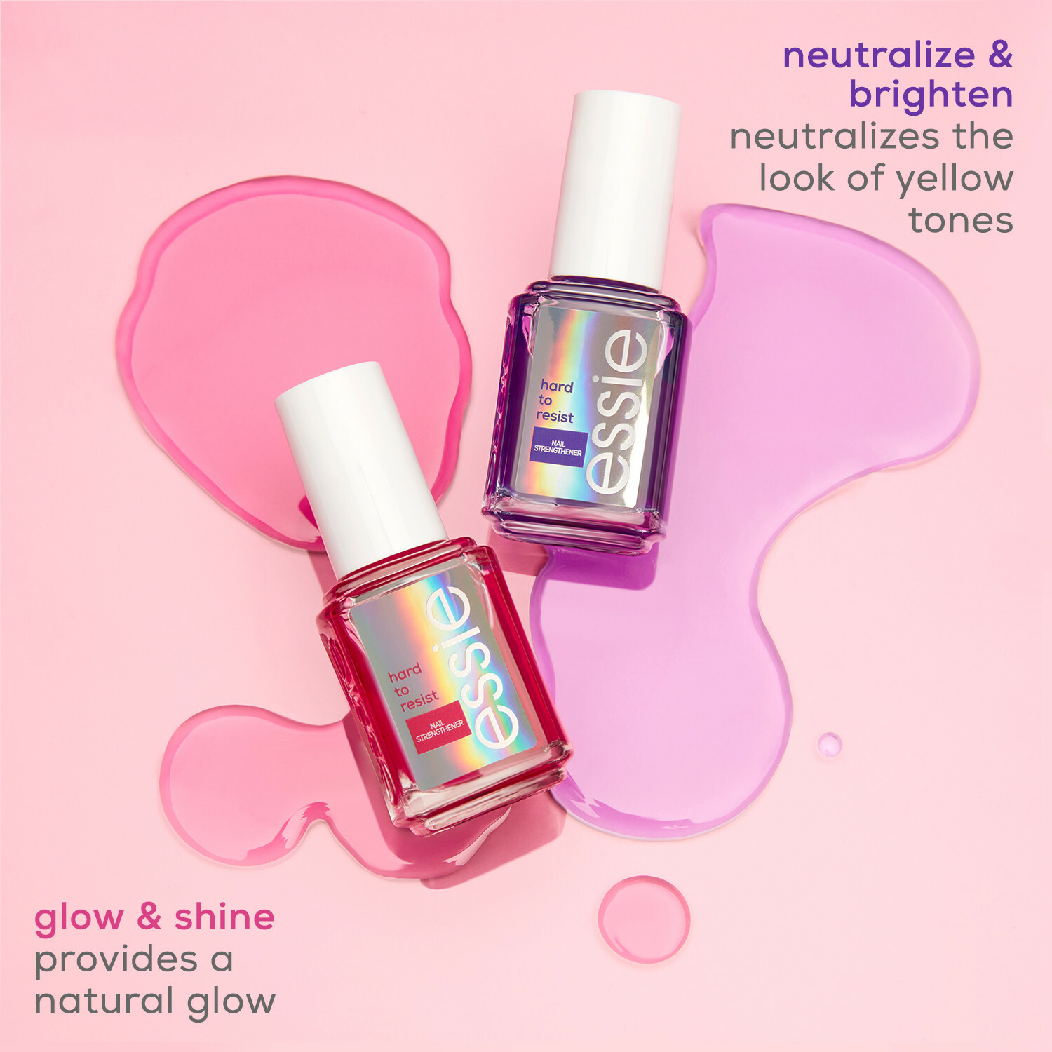 essie Hard To Resist Glow & Shine Sheer Pink 13,5 ml