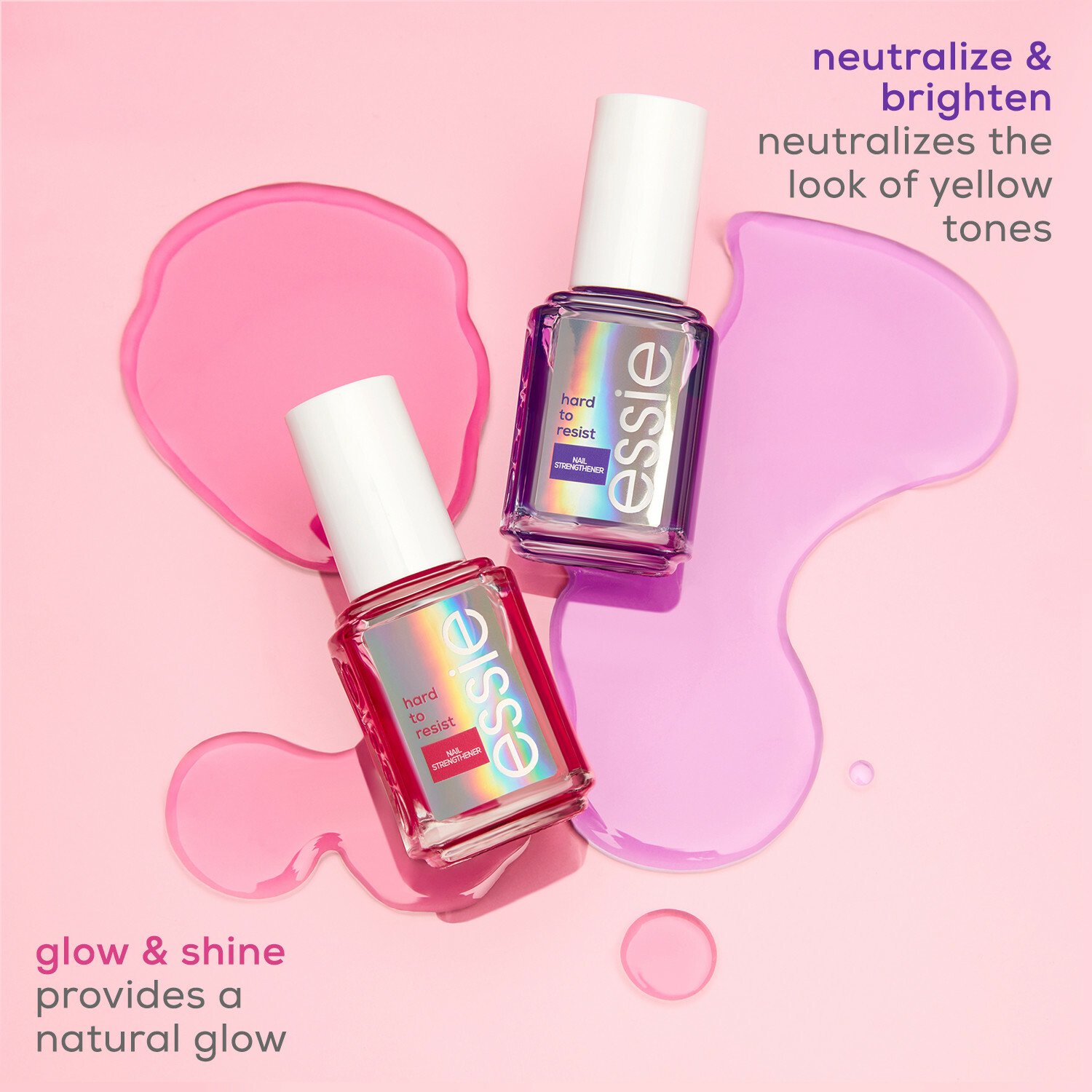 essie Hard To Resist Glow & Shine Sheer Pink 13,5 ml
