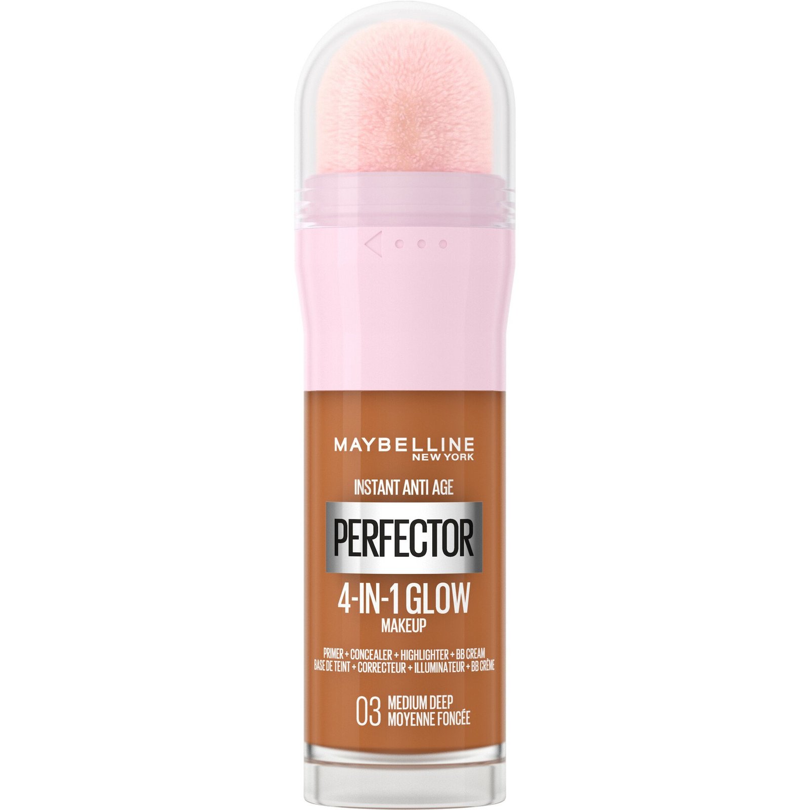 Maybelline New York Instant Perfector 4-in-1 Glow Makeup Foundation 03 Medium Deep