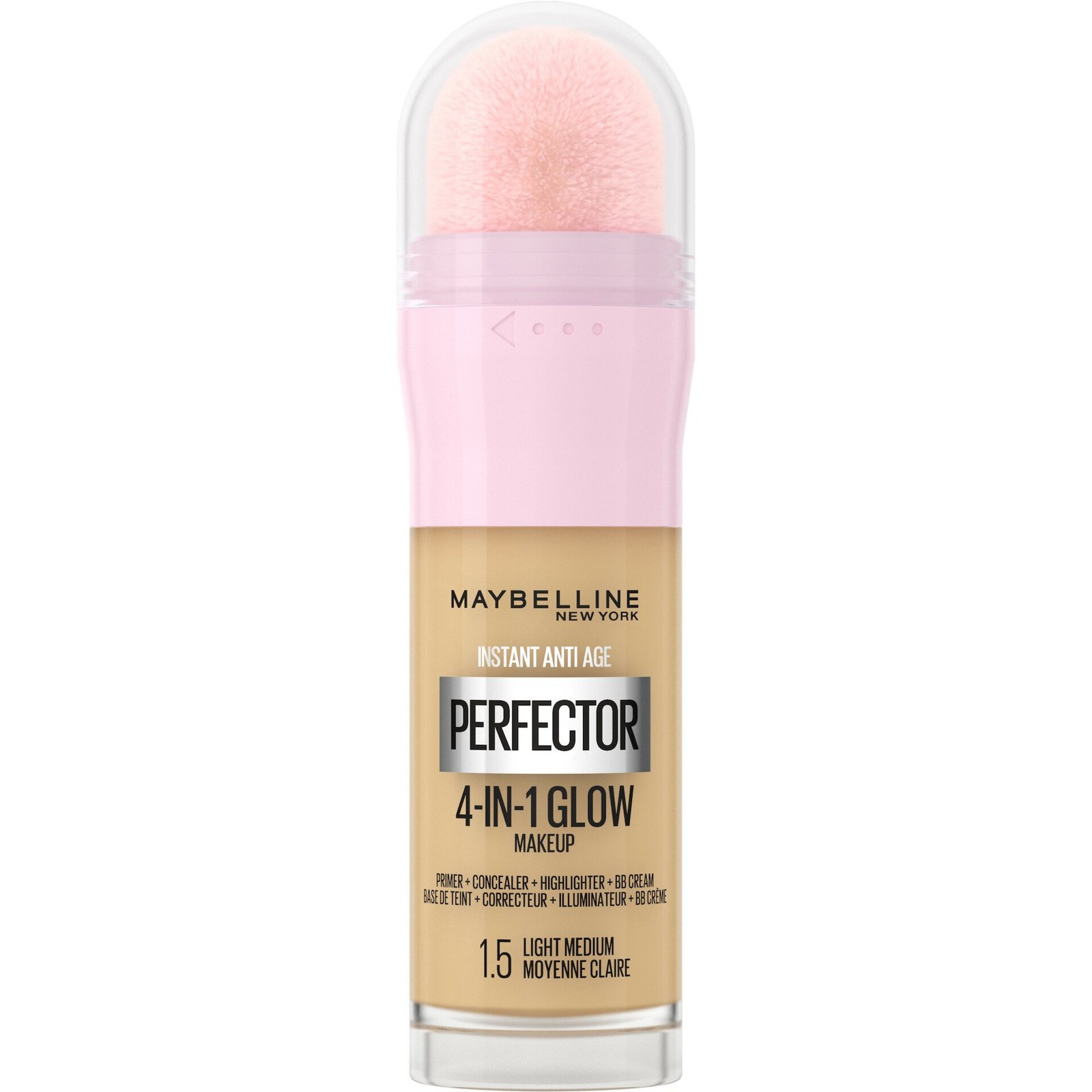 Maybelline New York Instant Perfector 4-in-1 Glow Makeup Foundation 1.5 Light Medium