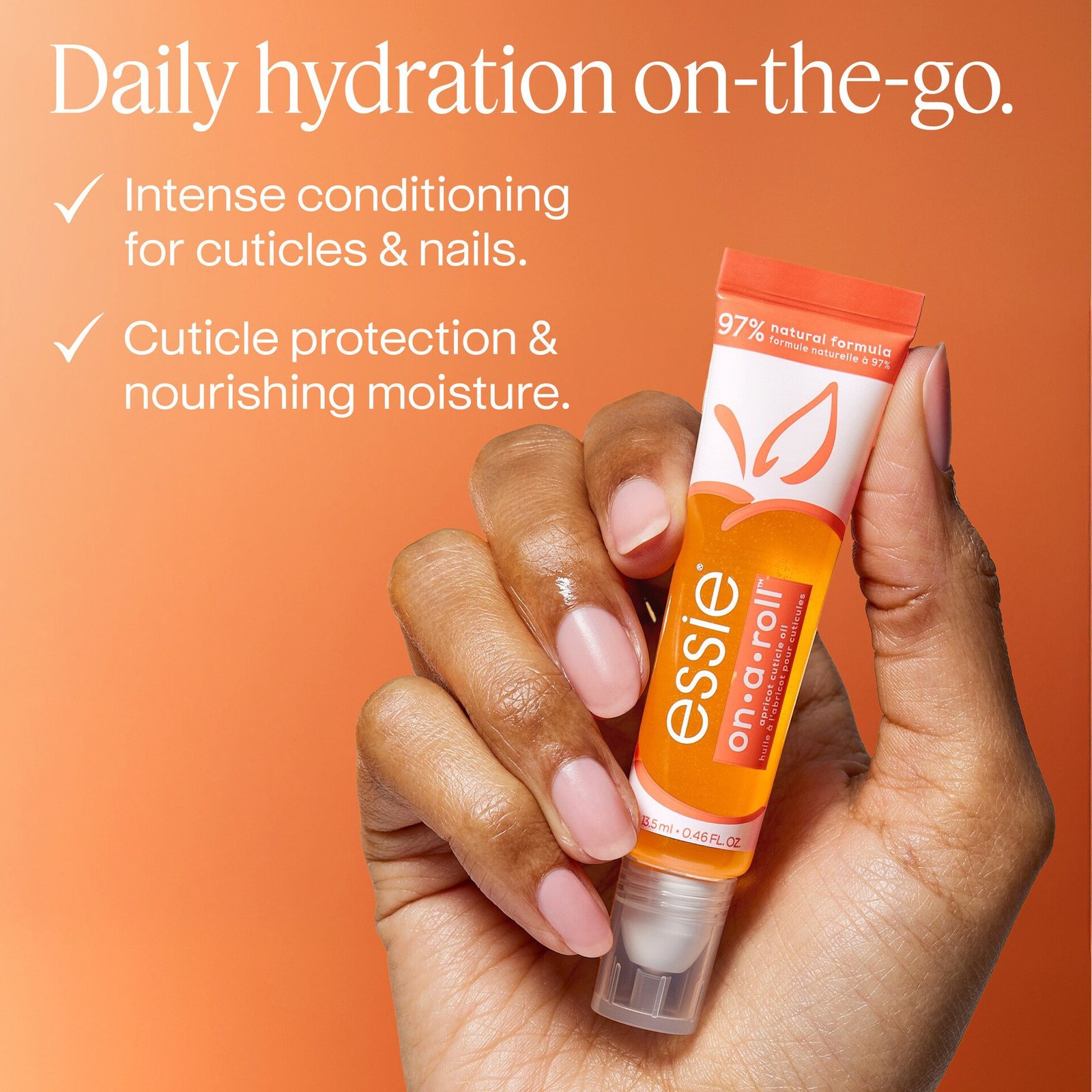 essie On-A-Roll Apricot Cuticle Oil 13,5 ml