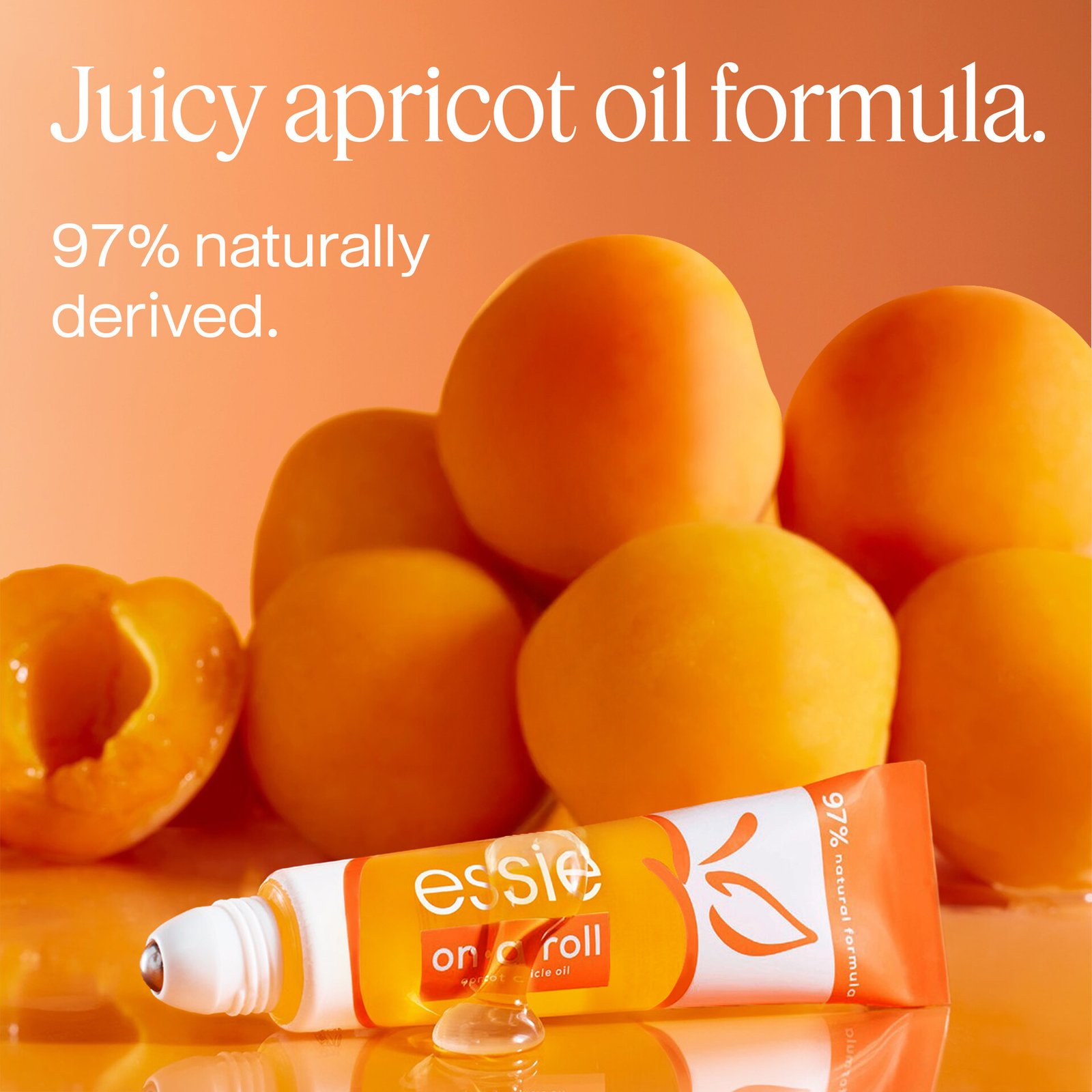 essie On-A-Roll Apricot Cuticle Oil 13,5 ml