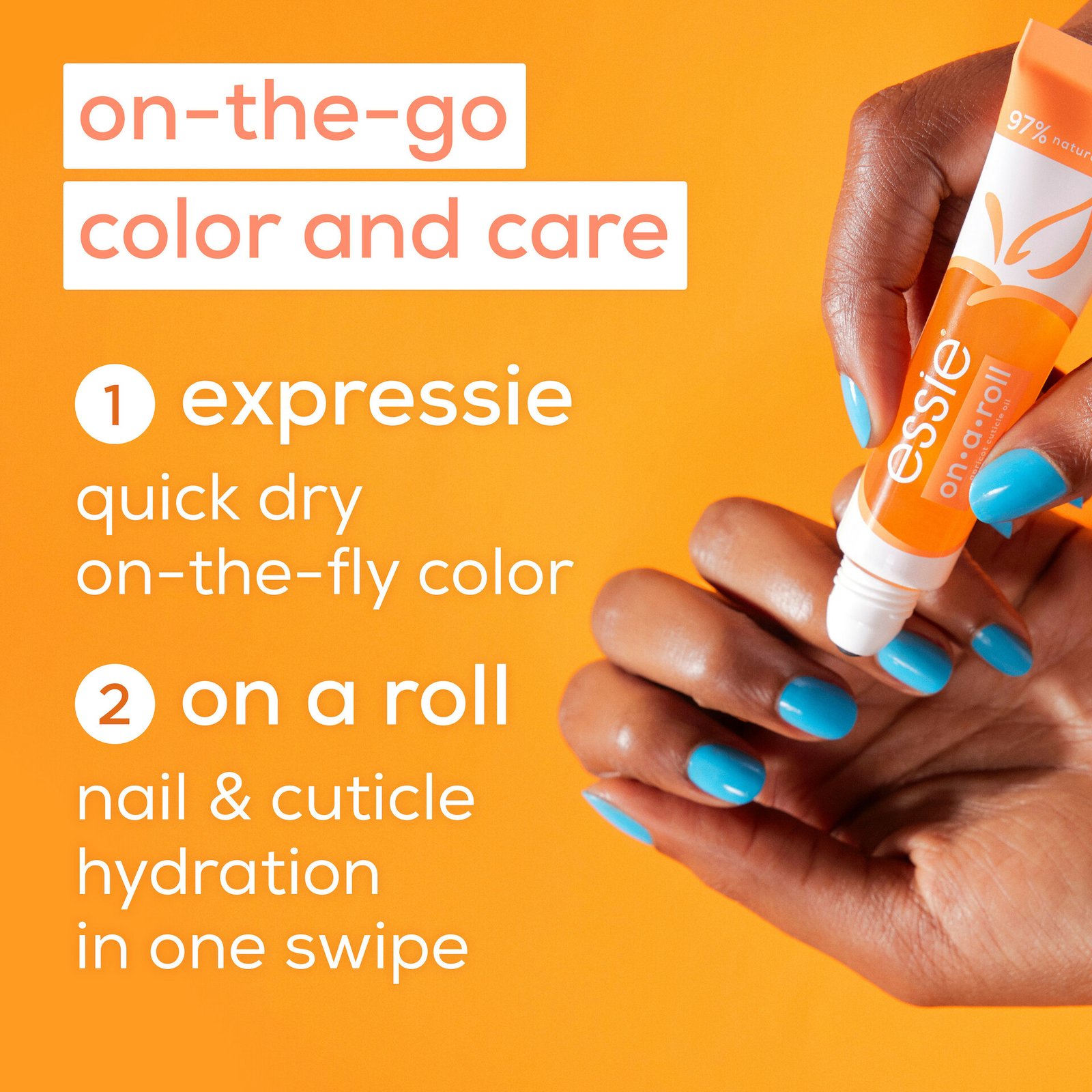 essie On-A-Roll Apricot Cuticle Oil 13,5 ml