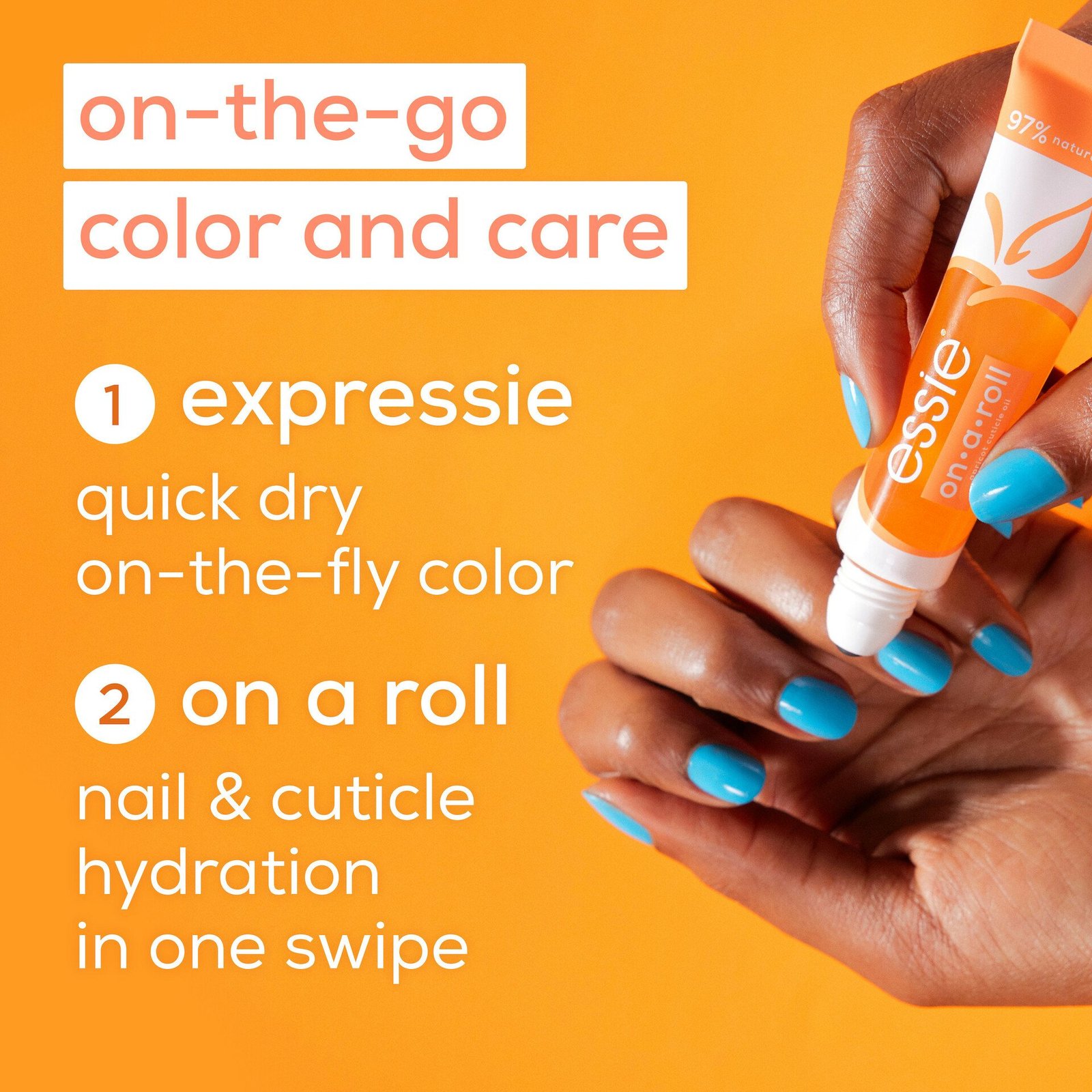 essie On-A-Roll Apricot Cuticle Oil 13,5 ml