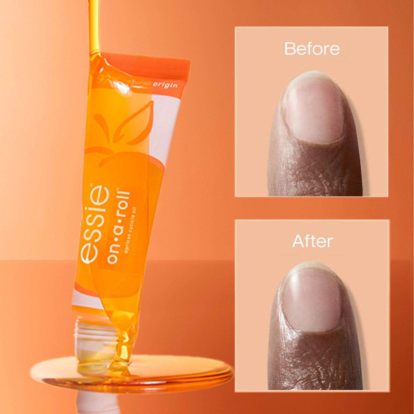 essie On-A-Roll Apricot Cuticle Oil 13,5 ml