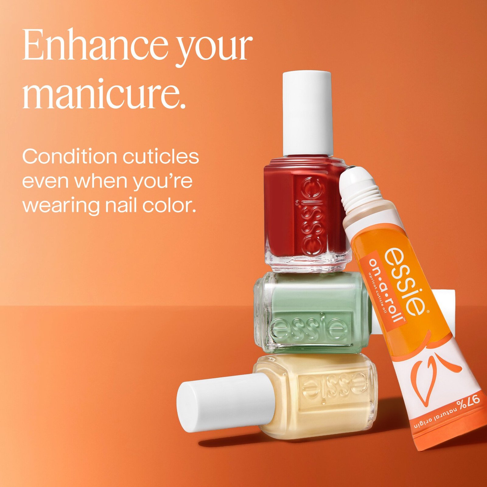 essie On-A-Roll Apricot Cuticle Oil 13,5 ml