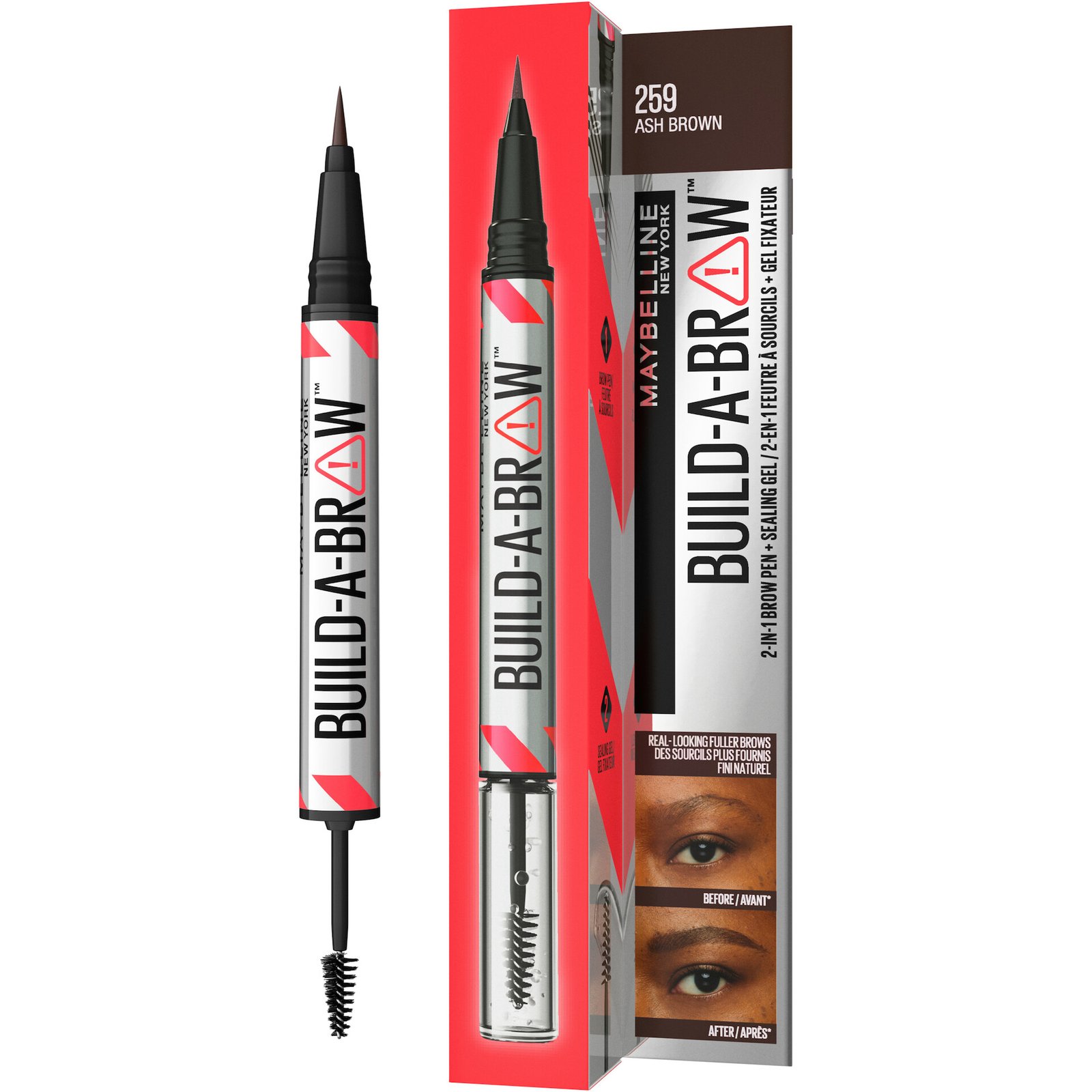 Maybelline New York Build-A-Brow Pen 259 Ash Brown 1 st