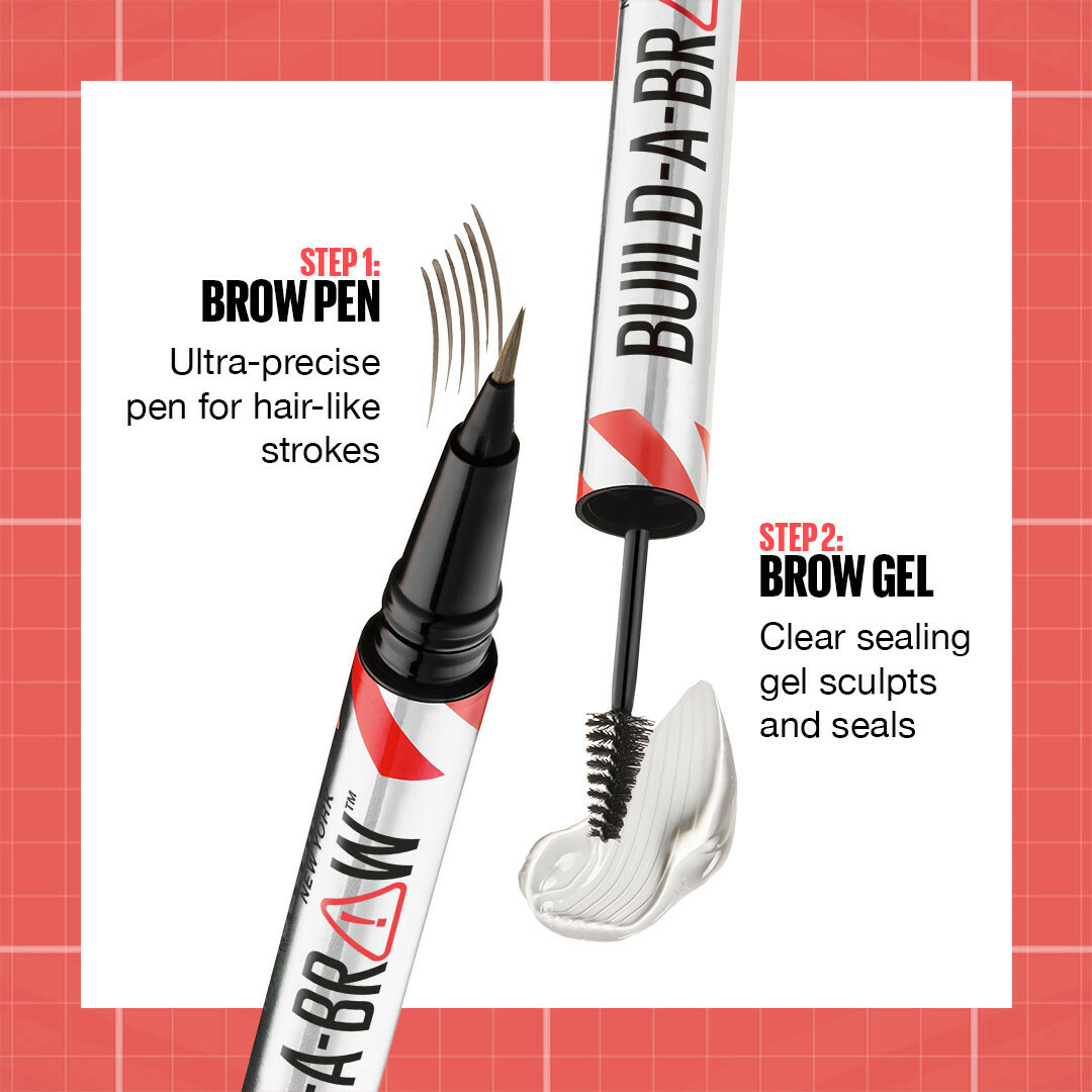 Maybelline New York Build-A-Brow Pen 260 Deep Brown 1 st