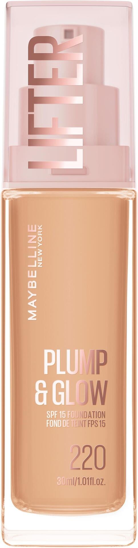 Maybelline New York Lifter Plump & Glow Foundation 220 30 ml