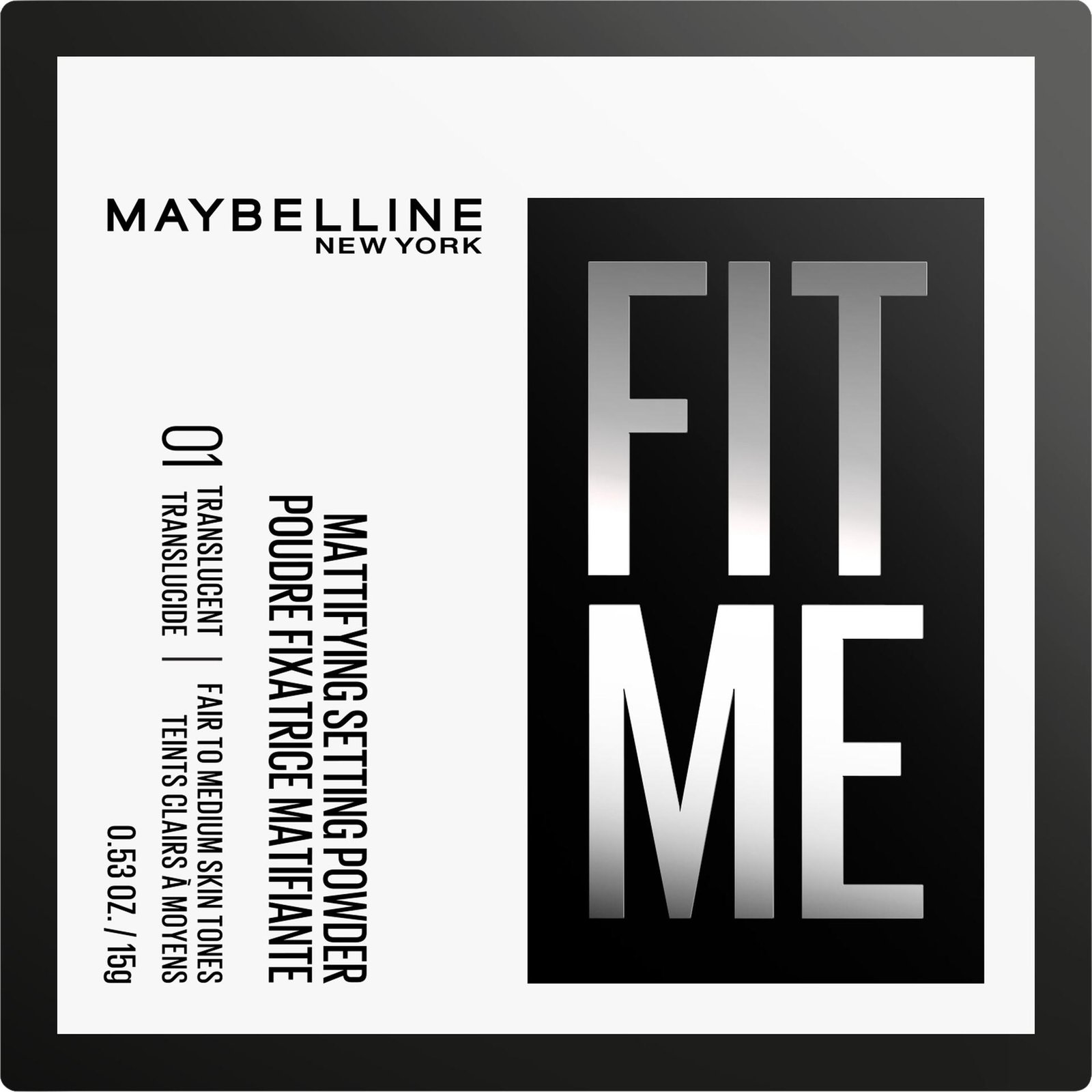 Maybelline New York Fit Me Loose Setting Powder 1 Translucent 15 g
