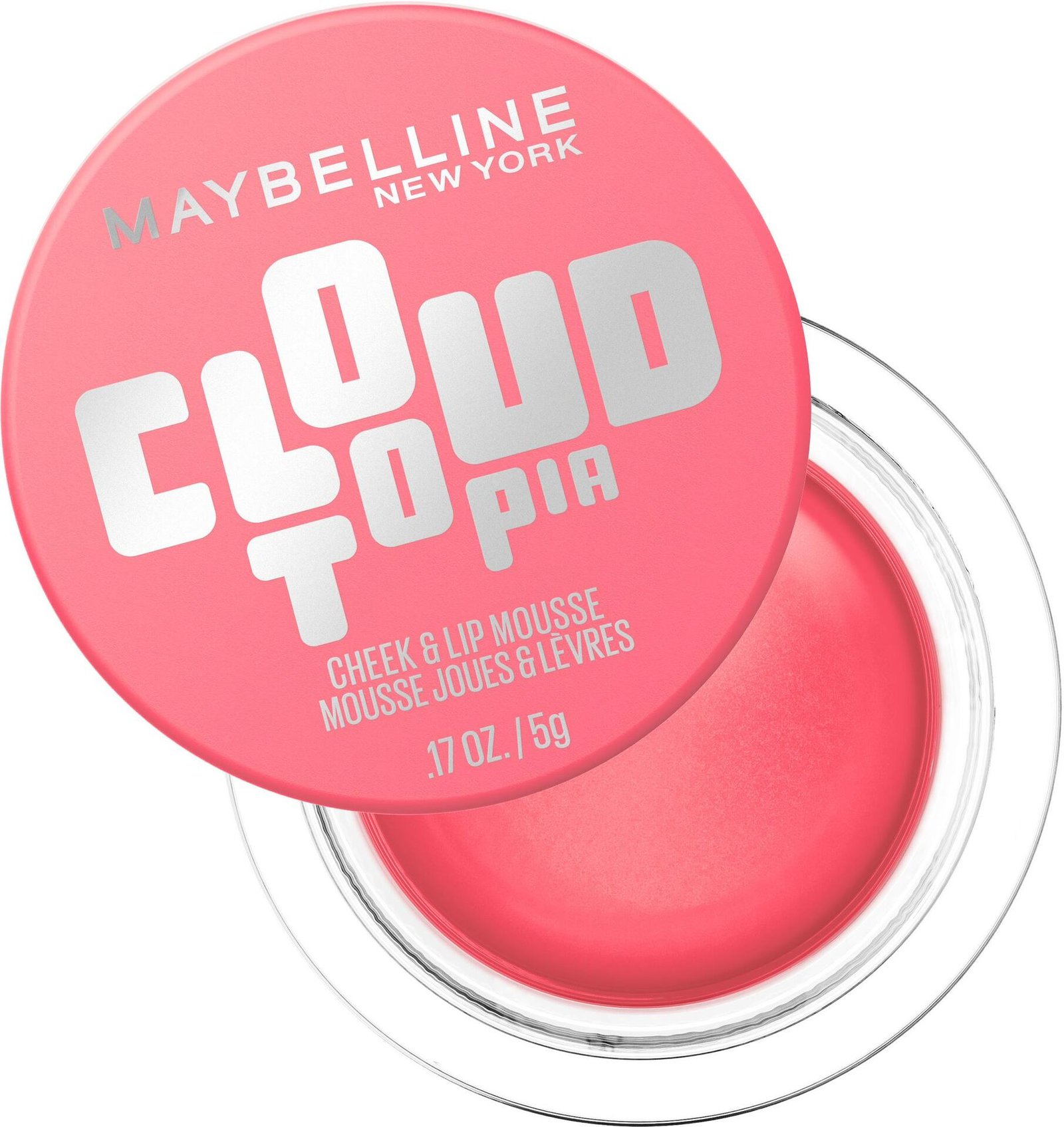 Maybelline New York Cloudtopia Cheek & Lip Mousse 7 Moonlit Rose 5 g