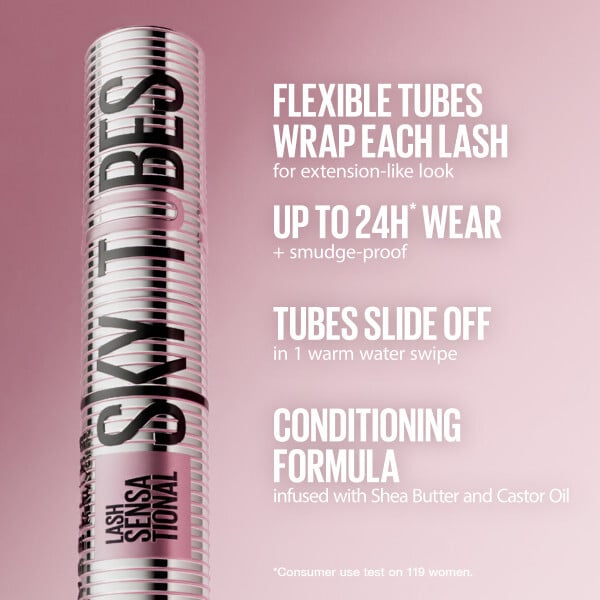 Maybelline New York Lash Sensational Sky Tubes Mascara Black 7,2 ml