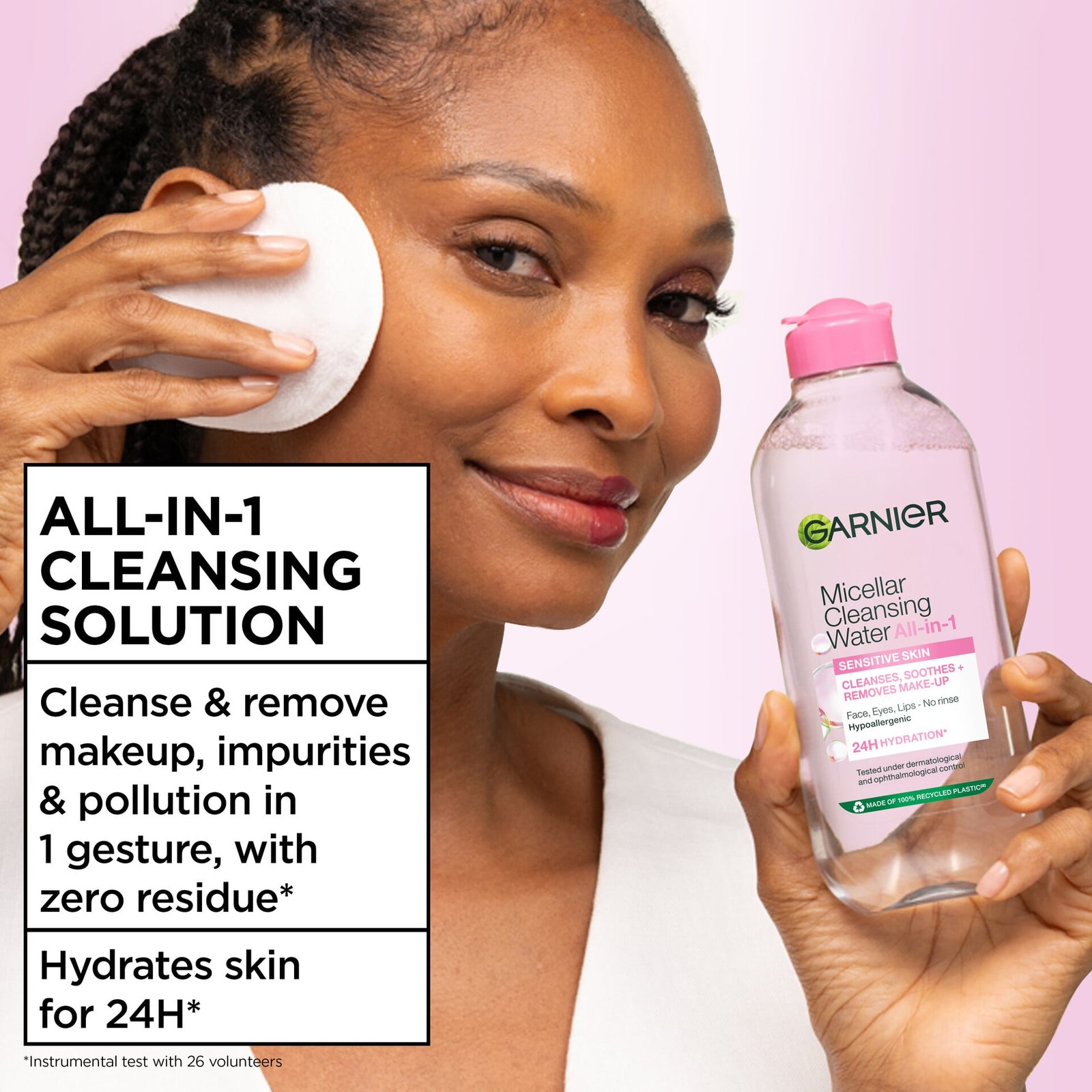 Garnier Micellar Cleansing Water All-in-1 Micellärvatten för normal och känslig hud 100 ml