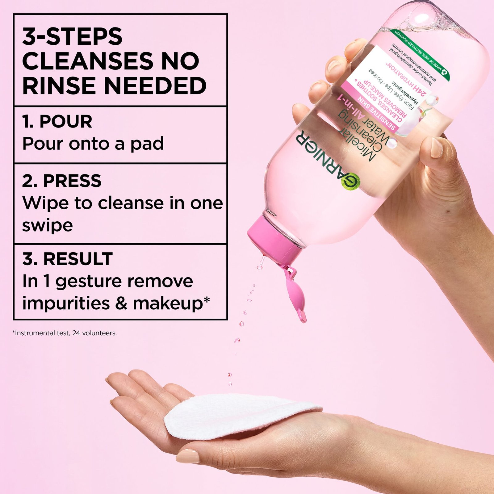 Garnier Micellar Cleansing Water All-in-1 Micellärvatten för normal och känslig hud 100 ml