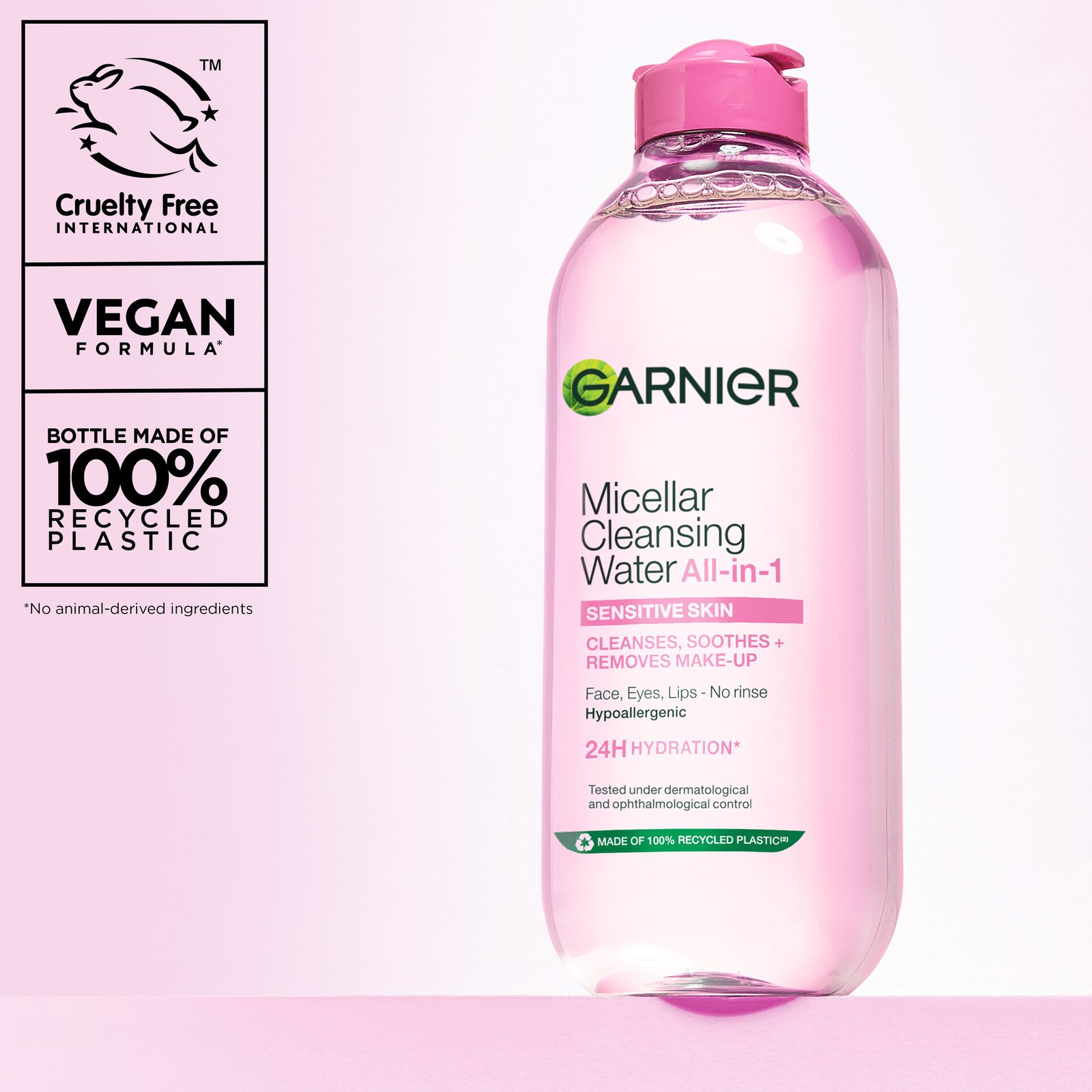 Garnier Micellar Cleansing Water All-in-1 Micellärvatten för normal och känslig hud 100 ml
