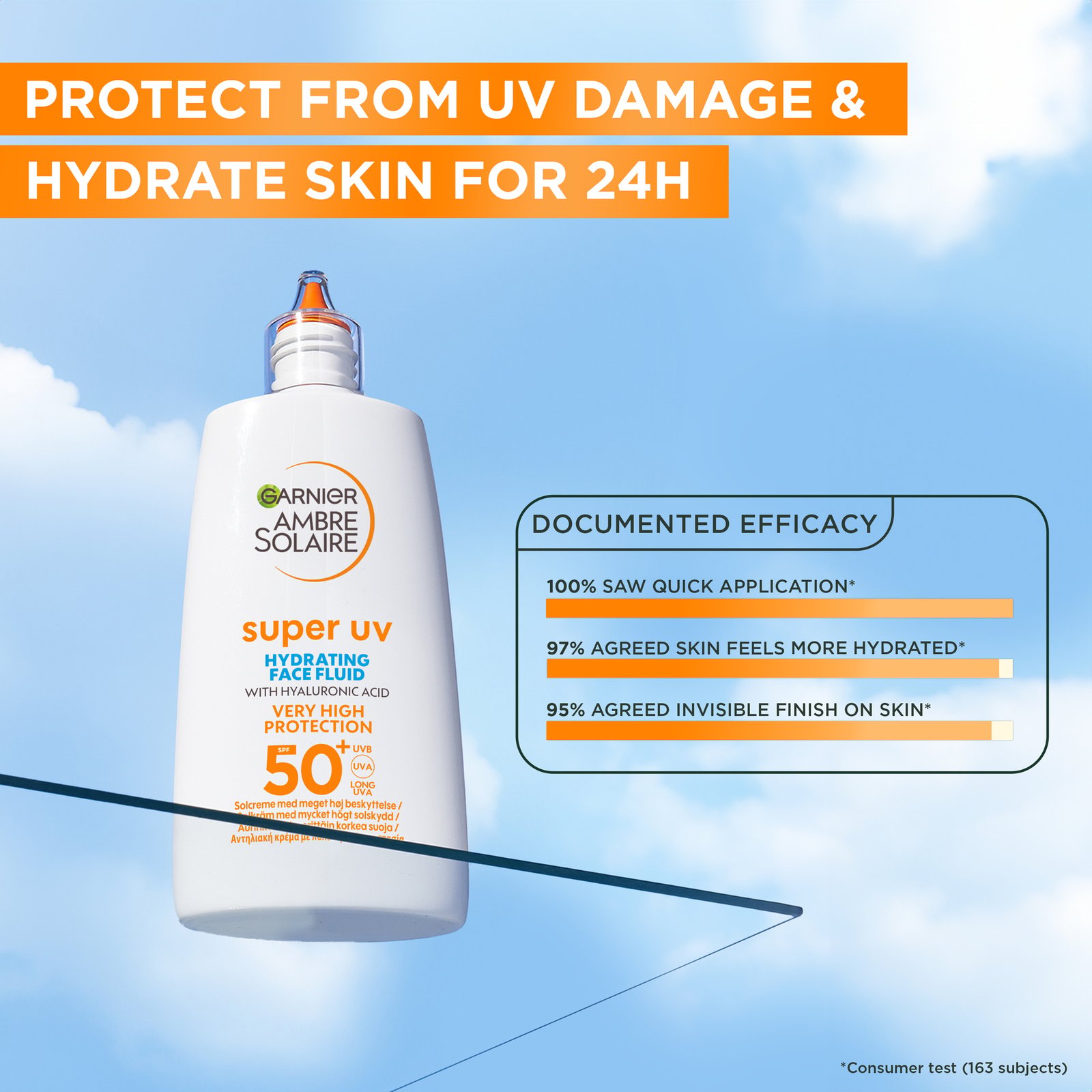 Garnier Ambre Solaire Sensitive Advanced Super UV Fluid SPF50+ 40 ml