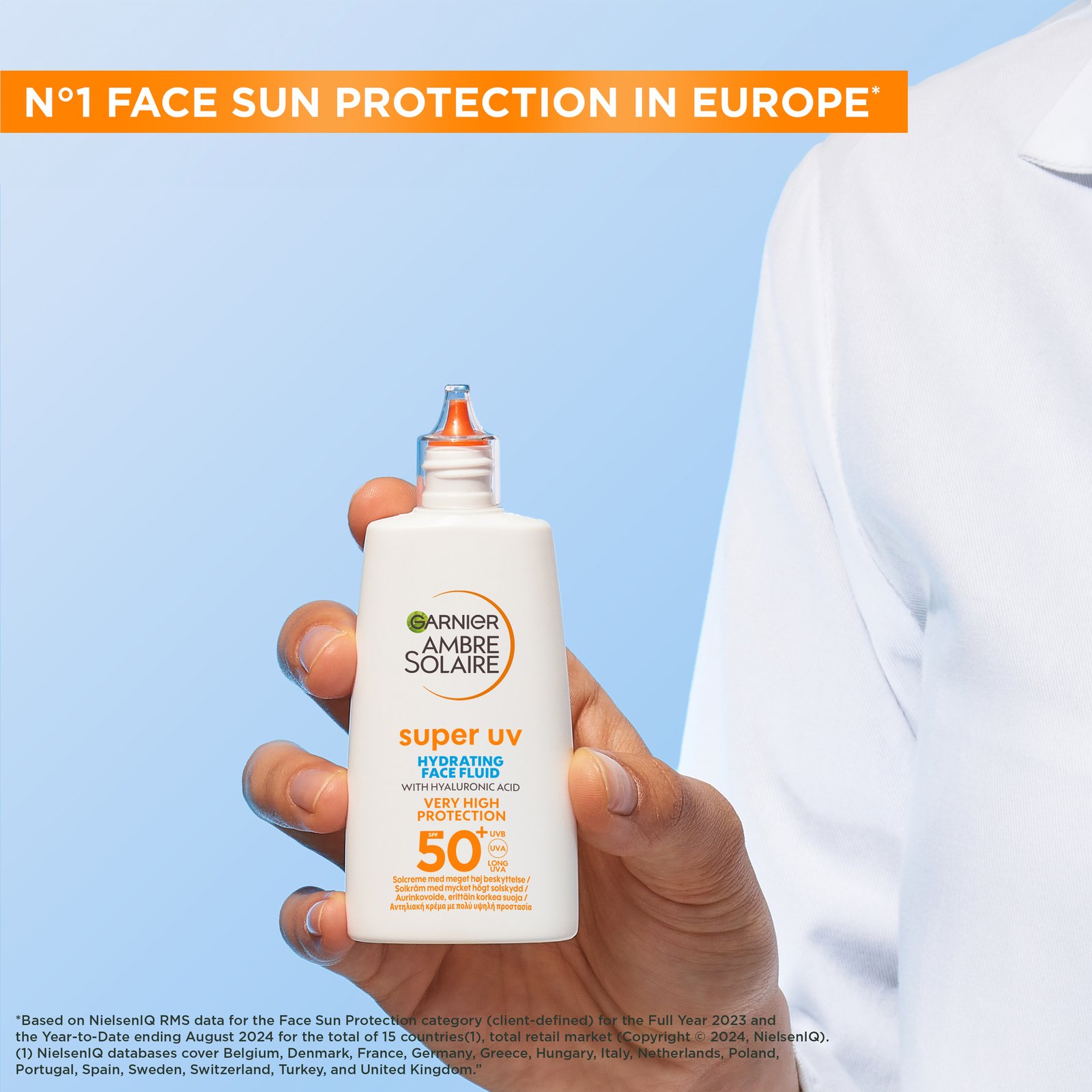 Garnier Ambre Solaire Sensitive Advanced Super UV Fluid SPF50+ 40 ml