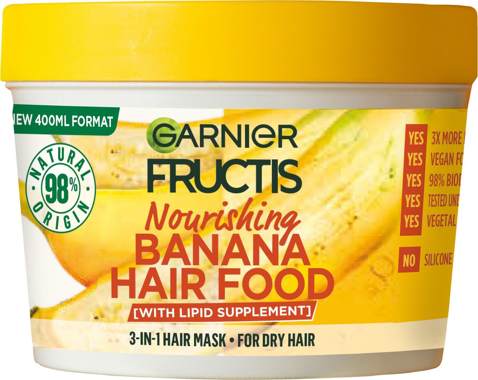 Garnier Fructis Hair Food Banana Mask 400 ml