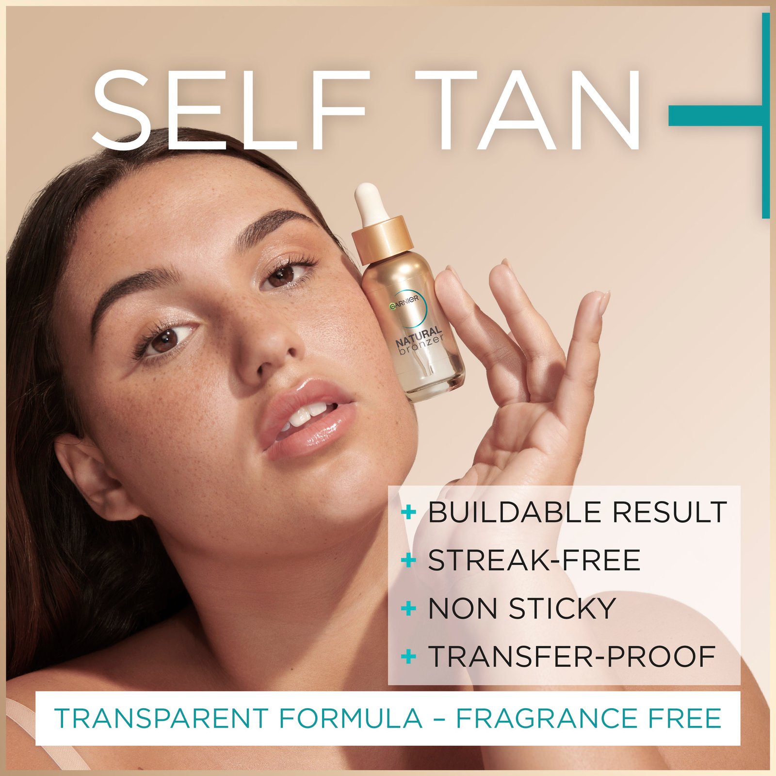Garnier Ambre Solaire Natural Bronzer Self-Tan Face Drops 30 ml