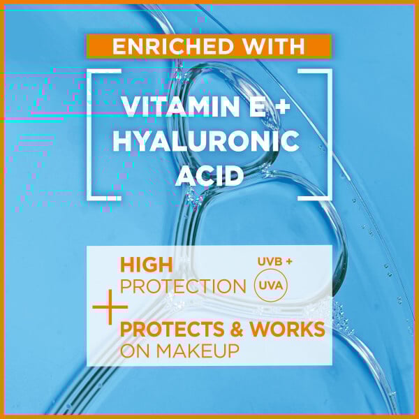 Garnier Ambre Solaire Super UV Over Makeup Protection Mist with Hyaluronic Acid SPF50+  75 ml