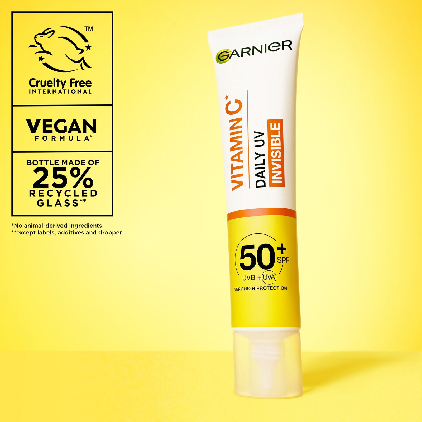 Garnier SkinActive Vitamin C Invisible UV SPF50+ Glow Boosting Fluid 40 ml