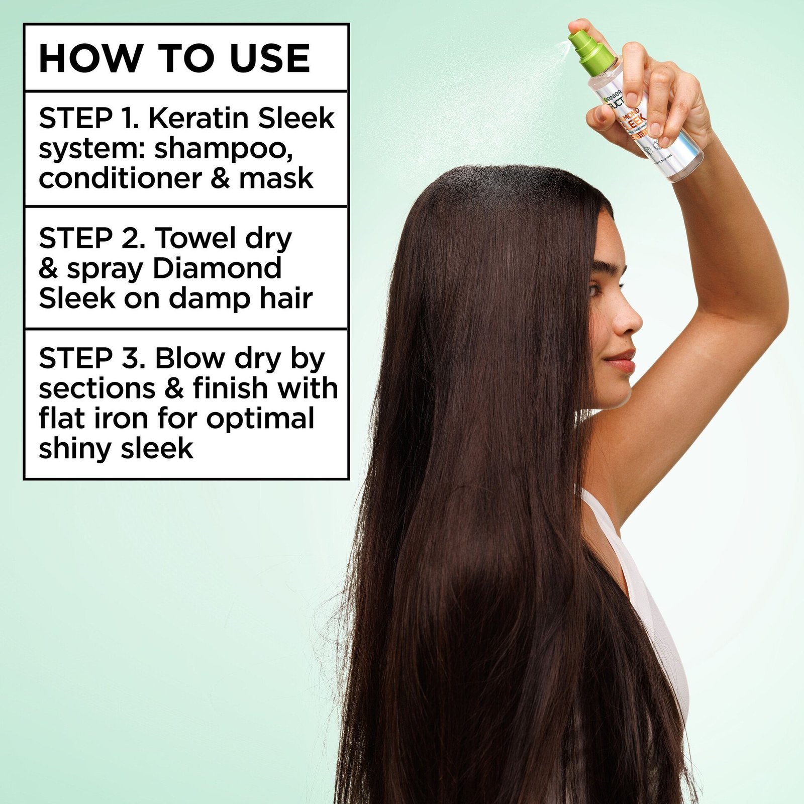 Garnier Fructis Keratin Sleek Diamond Sleek 150 ml