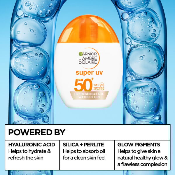 Garnier Ambre Solaire Super UV Refreshing Water Fluid 40 ml
