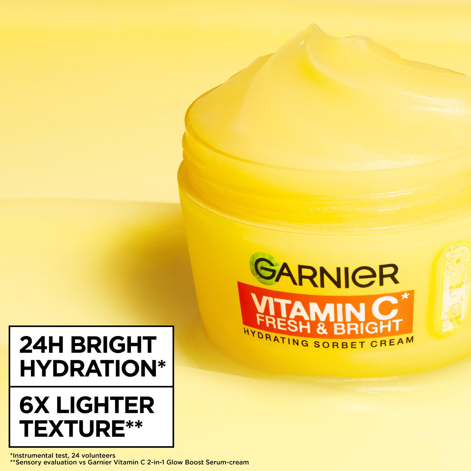 Garnier Vitamin C* Fresh & Bright Hydrating Sorbet Cream 85 ml