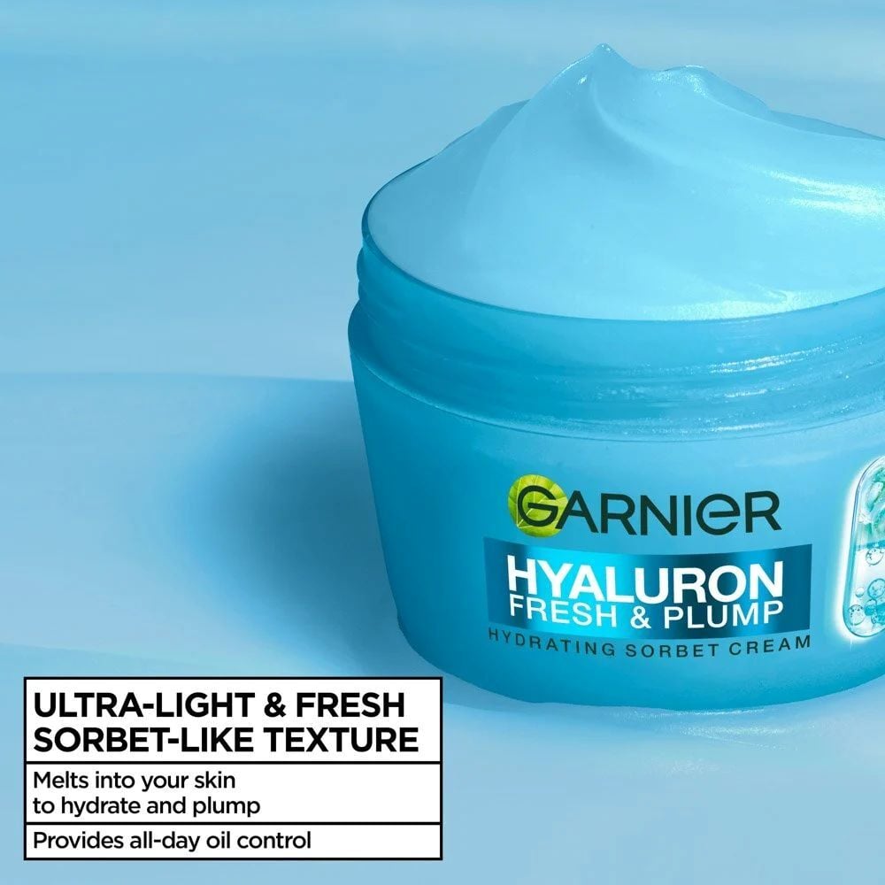 Garnier Hyaluron Fresh & Plump Hydrating Sorbet Cream 85 ml