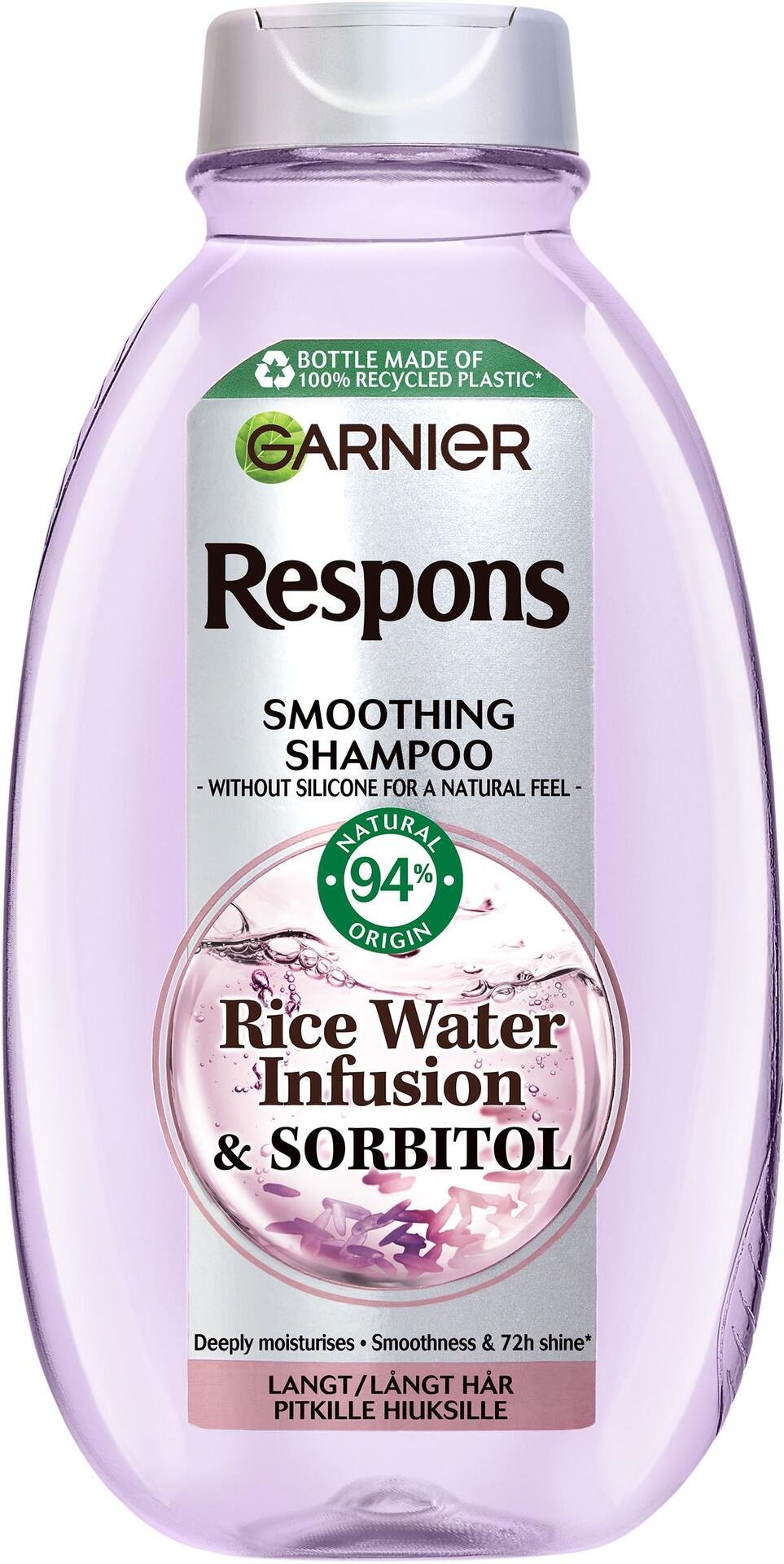 Garnier Respons Rice Water Schampo för normalt hår 250 ml