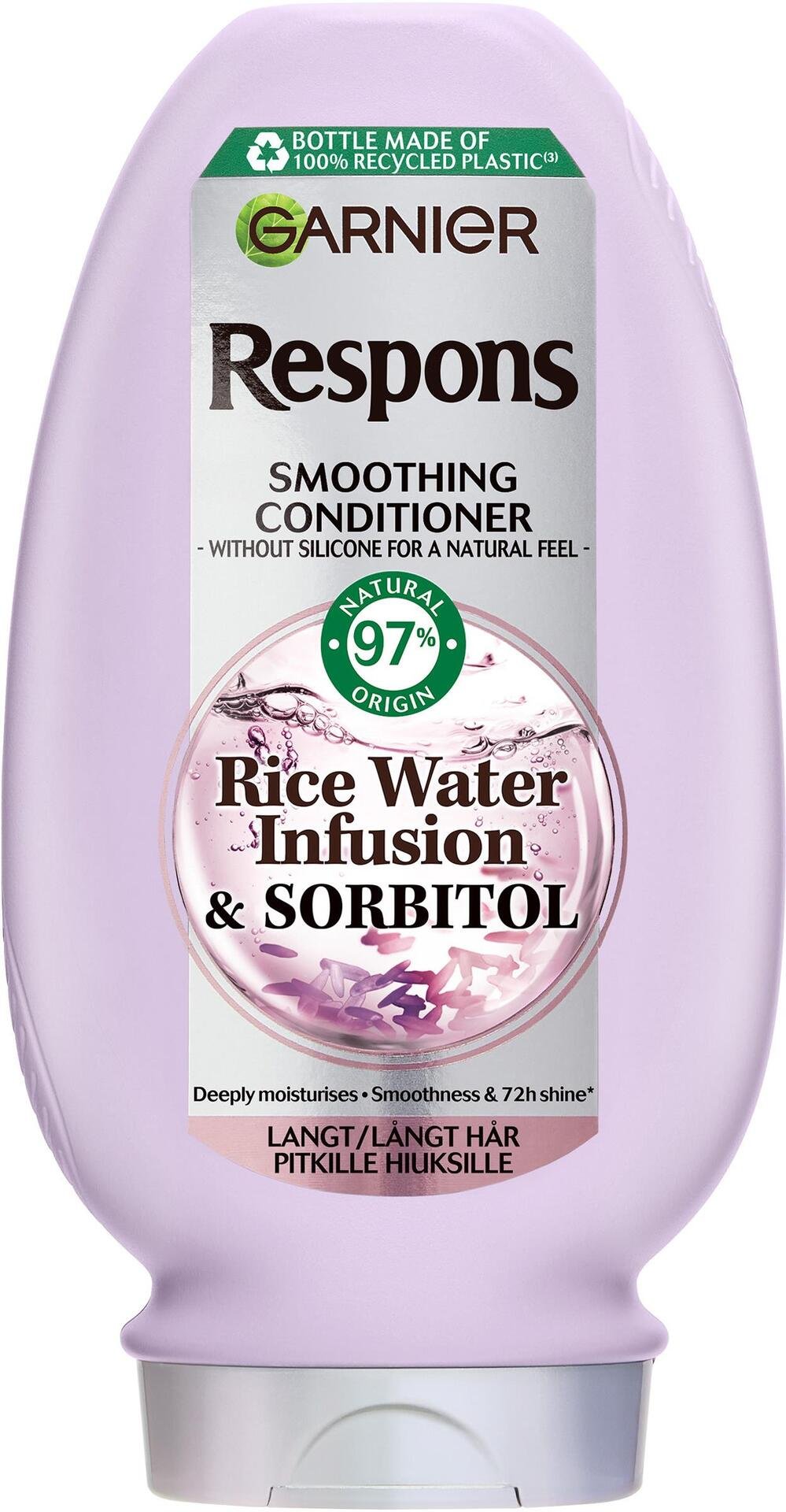 Garnier Respons Rice Water Balsam för normalt hår 200 ml