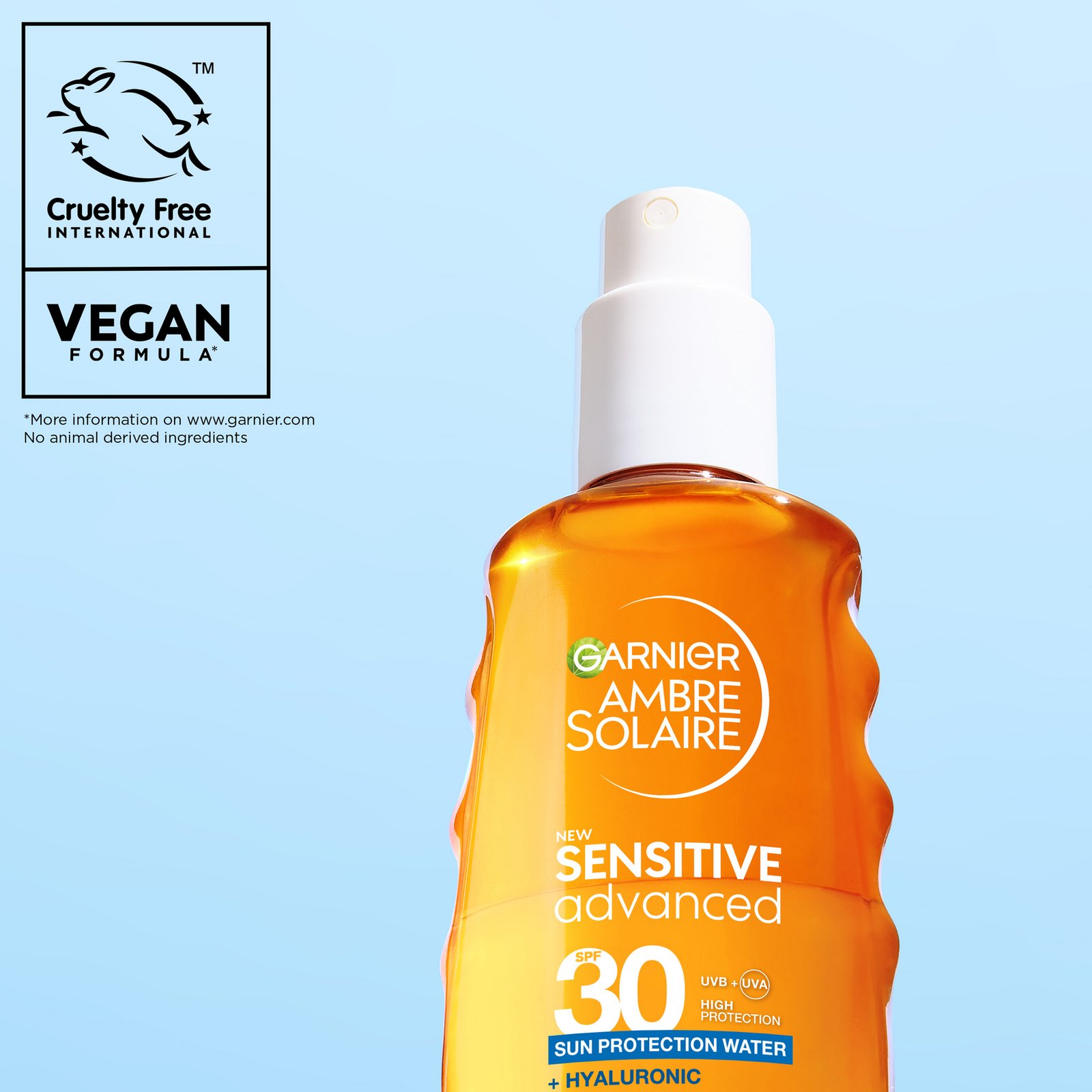 Garnier Ambre Solaire Sensitive Advanced Sun Protection Water SPF30 150 ml