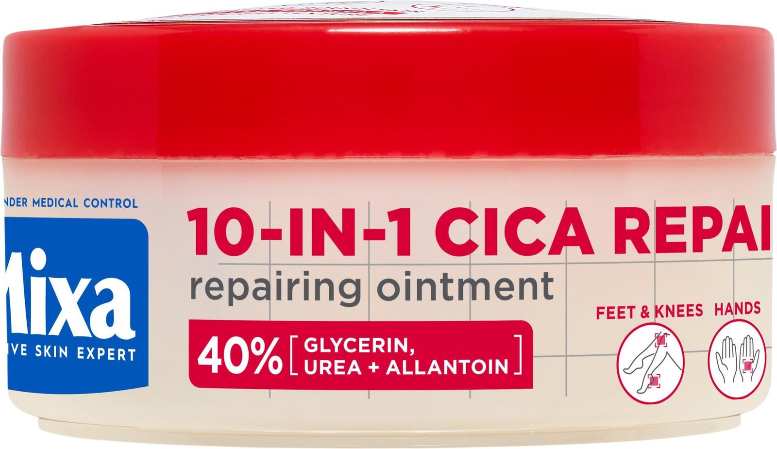 Mixa 10-in-1 Cica Repair+ Salva för att reparera hudbarriären 150 ml