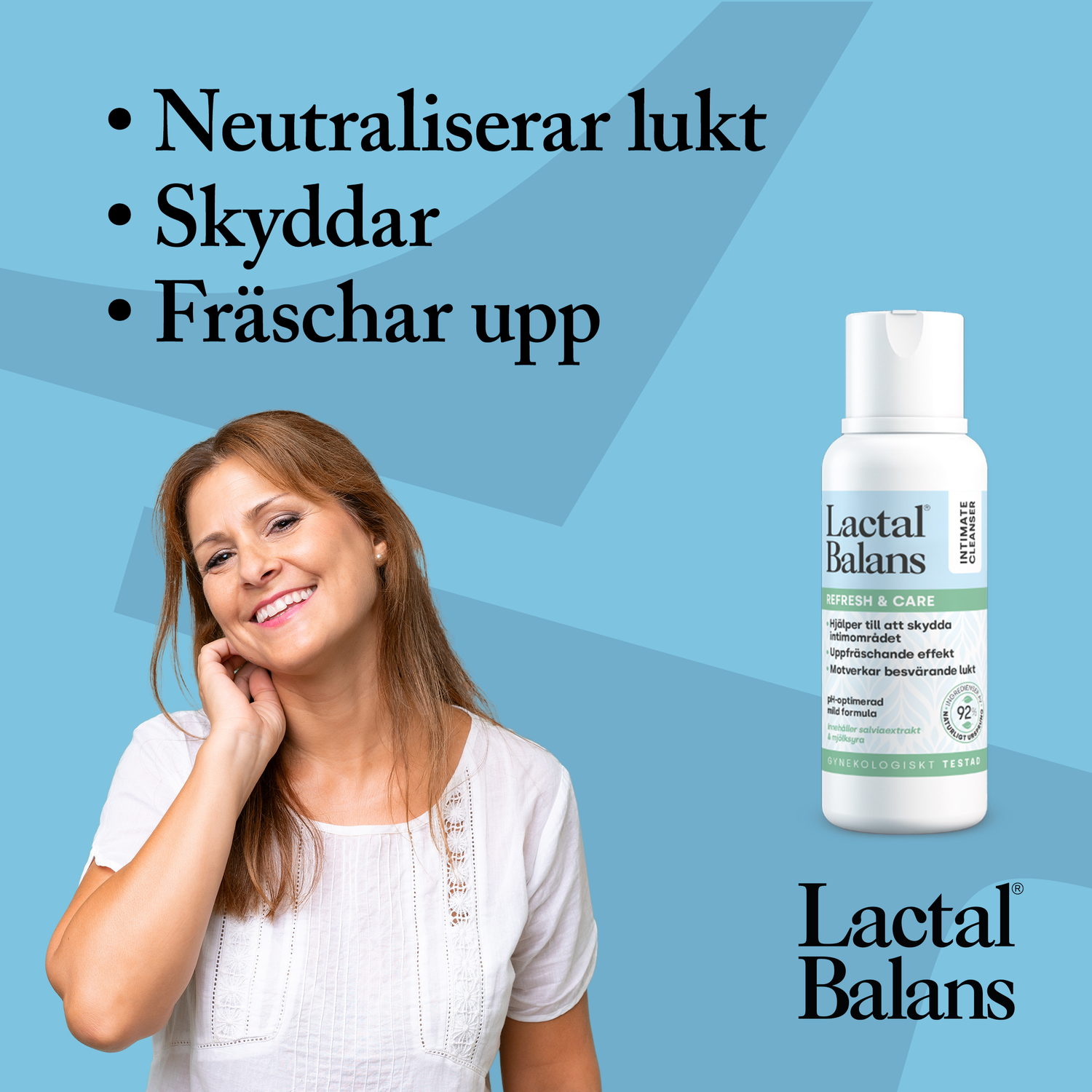 Lactal Balans Refresh & Care intimtvätt 250 ml