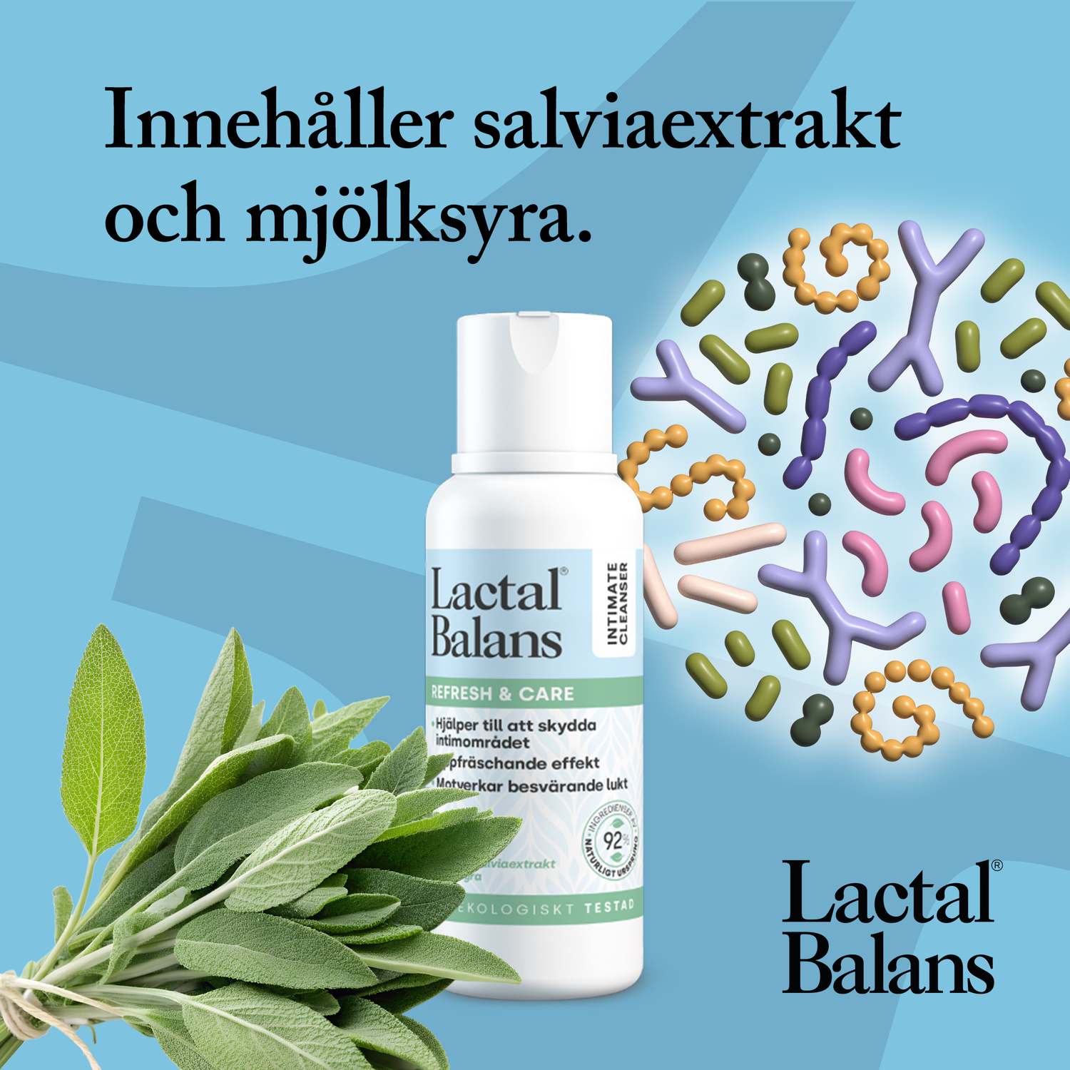 Lactal Balans Refresh & Care intimtvätt 250 ml