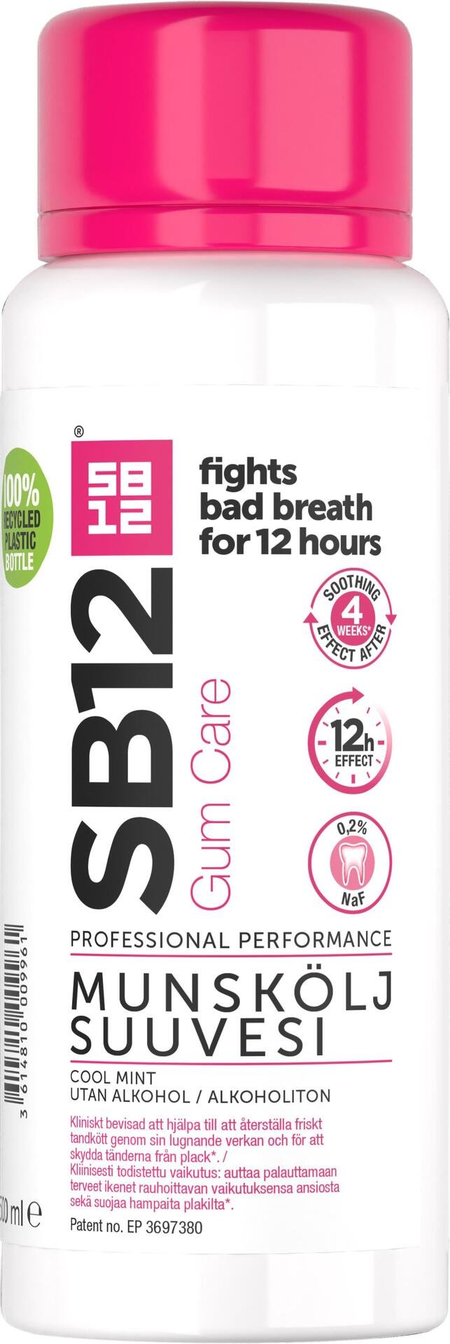 SB12 Gum Care Munskölj, 0,2% 500 ml
