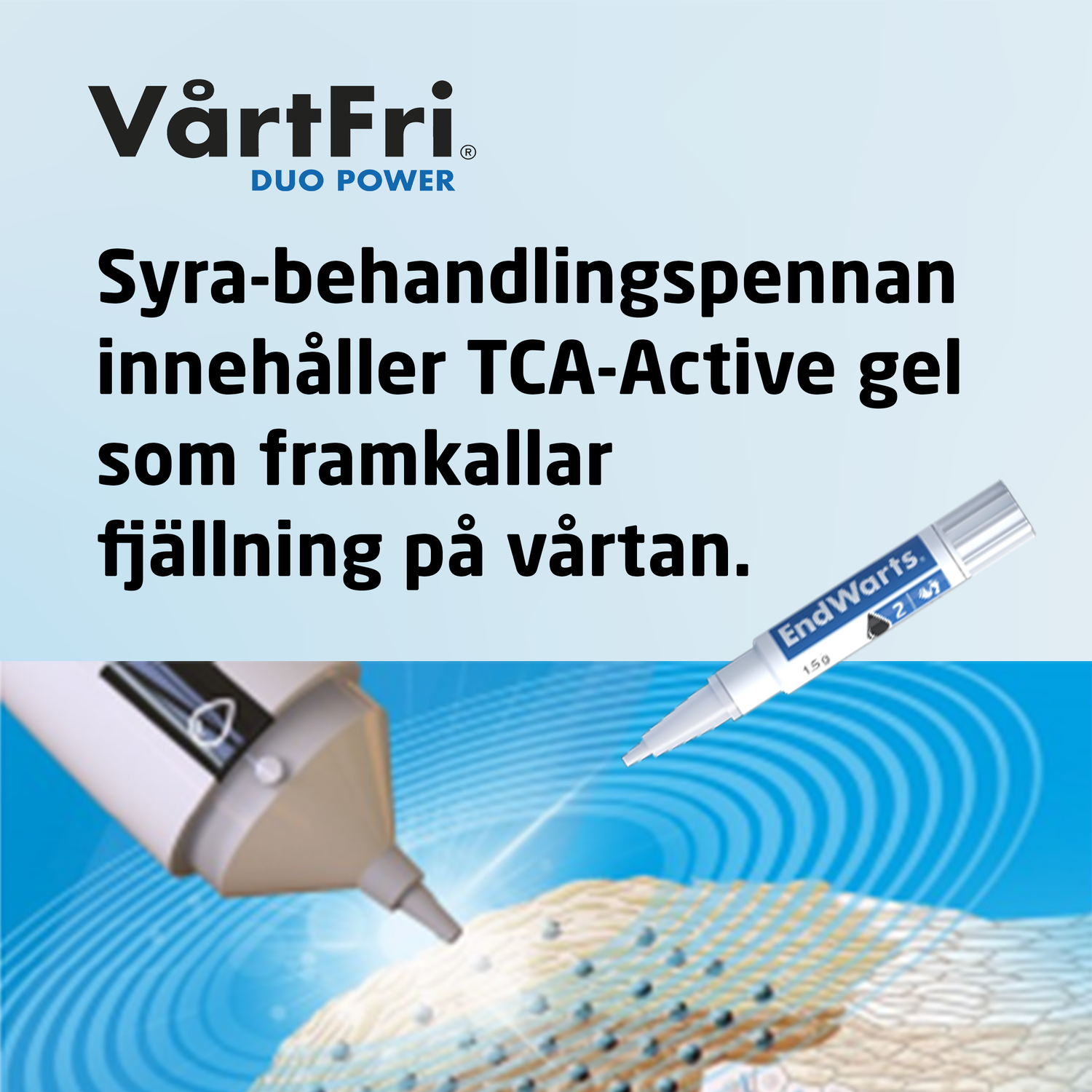 Vårtfri Duo Power Fryspenna 10 ml & Syrapenna 1,5 g
