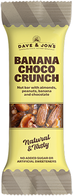 Dave & Jon´s Nötbar Banan & Choklad 35 g