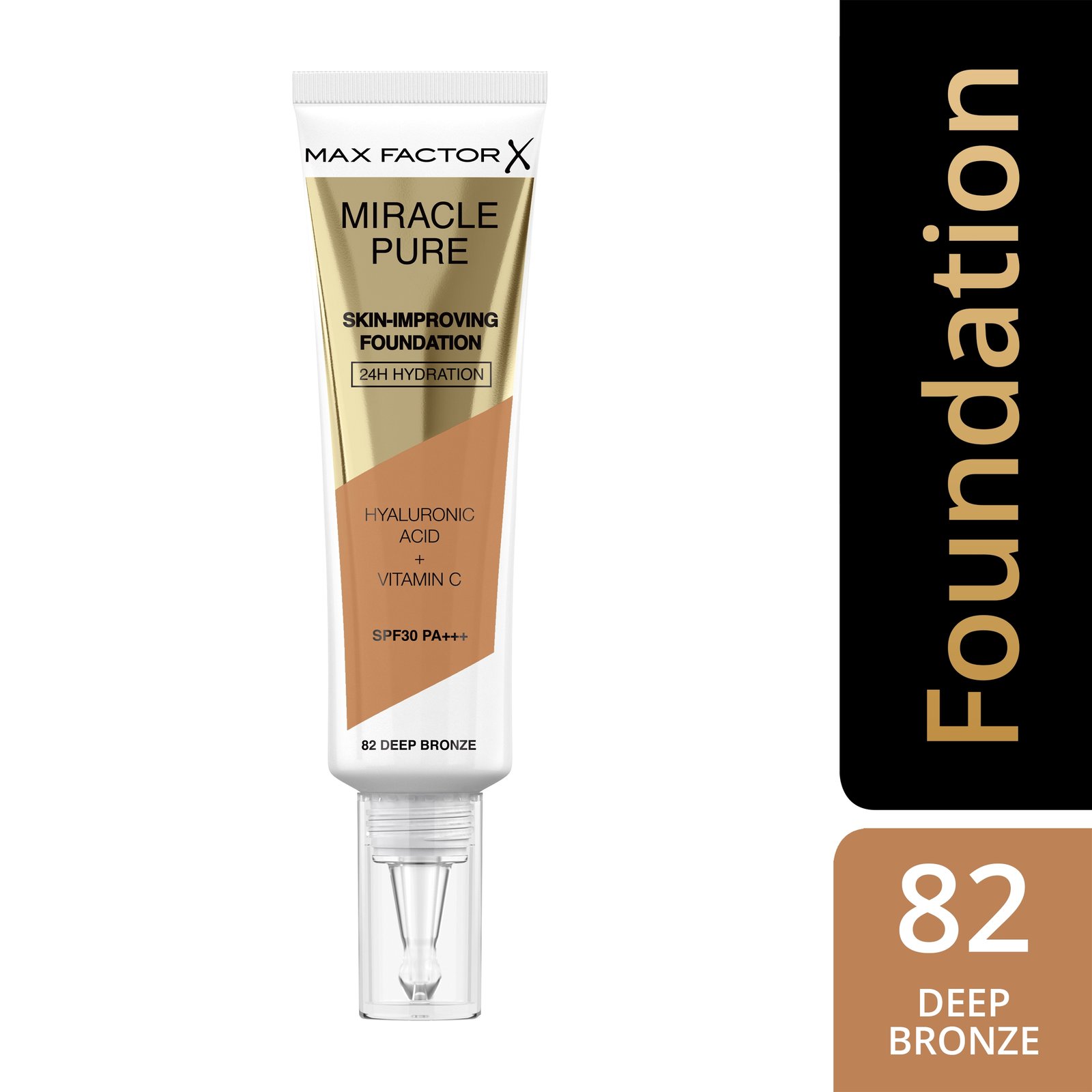 Max Factor Miracle Pure Foundation 82 Deep Bronze 30 ml