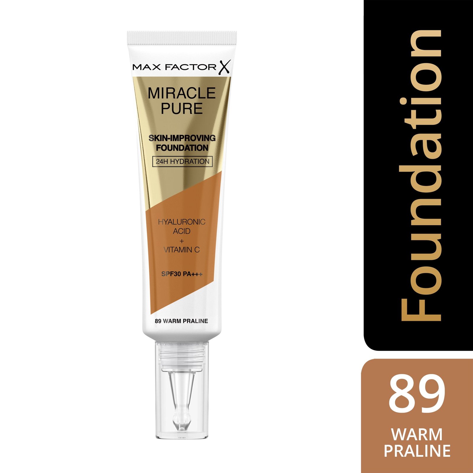 Max Factor Miracle Pure Foundation 89 Warm Praline 30 ml