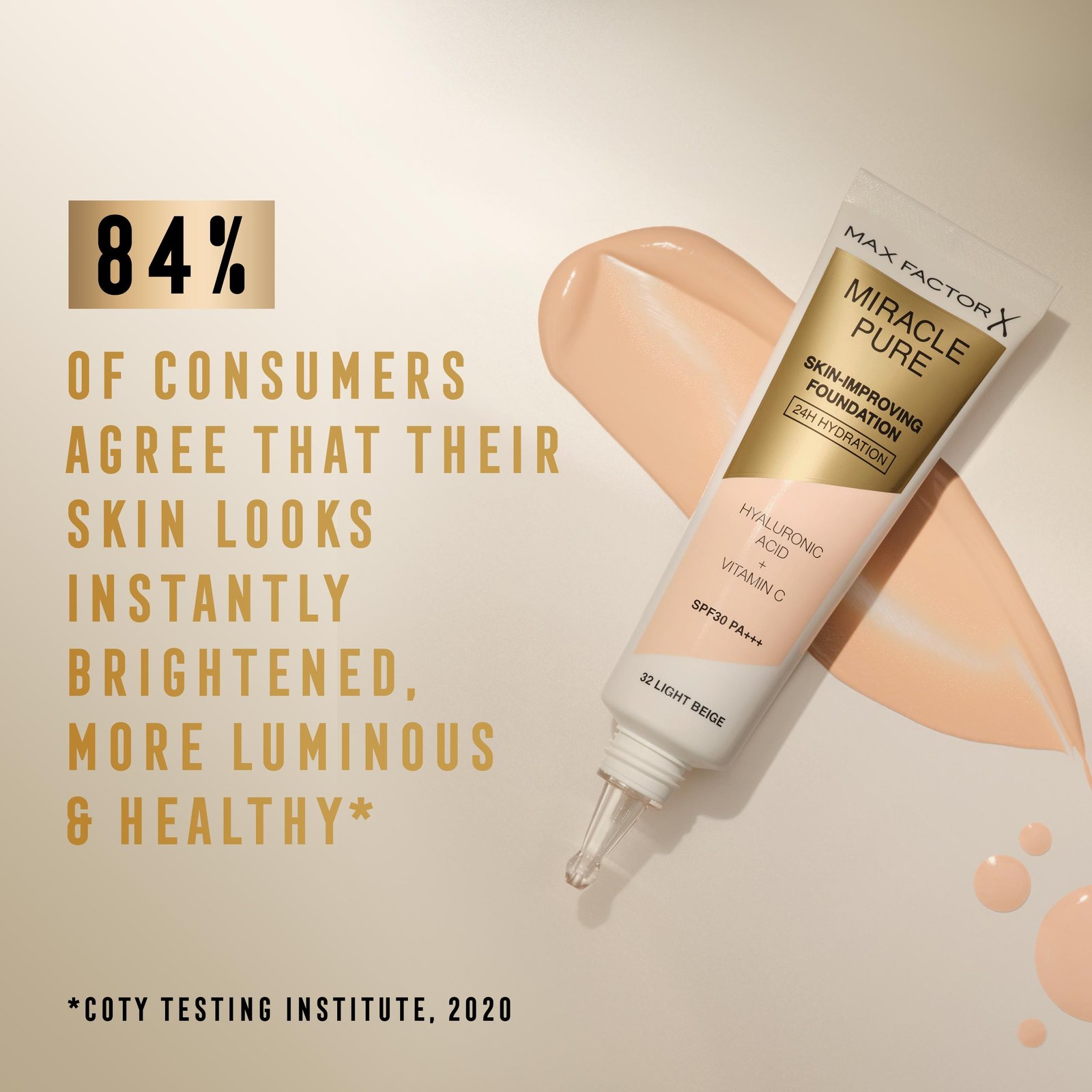 Max Factor Miracle Pure Foundation 93 Mocha 30 ml